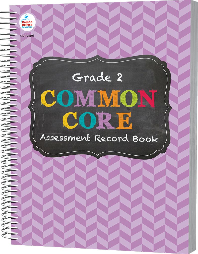 Carson Dellosa CD-104801 Gr 2 Common Core Assessment Record