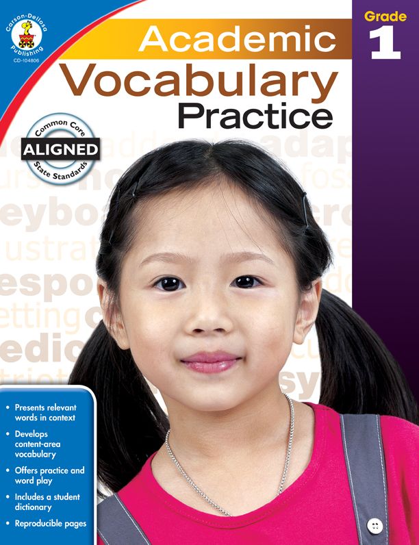 Carson Dellosa CD-104806 Academic Vocabulary Practice Gr 1