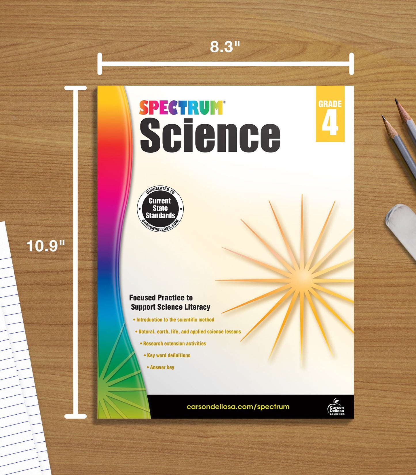 Carson Dellosa CD-704617 Spectrum Science Gr 4