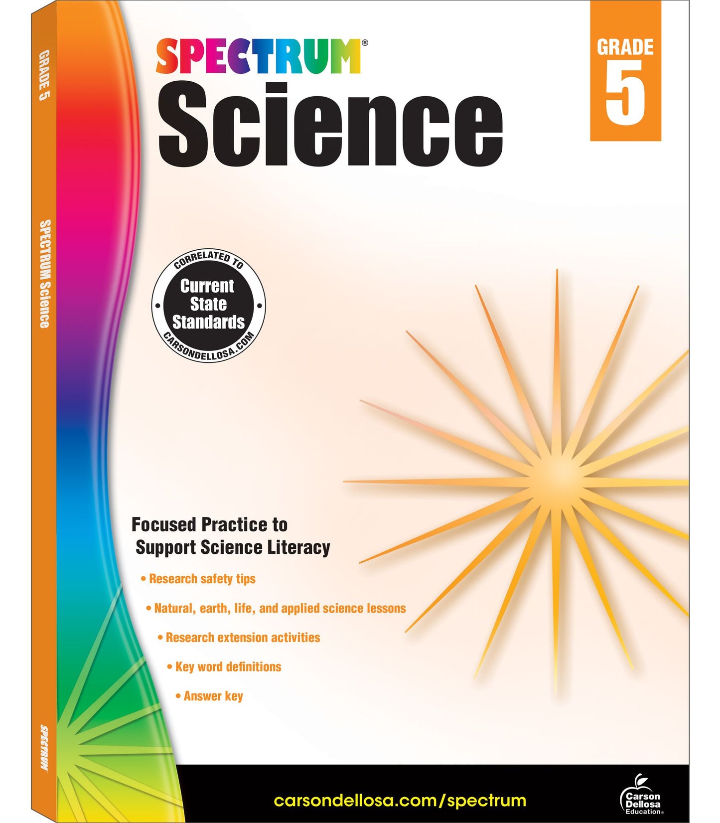 Carson Dellosa CD-704618 Spectrum Science Gr 5