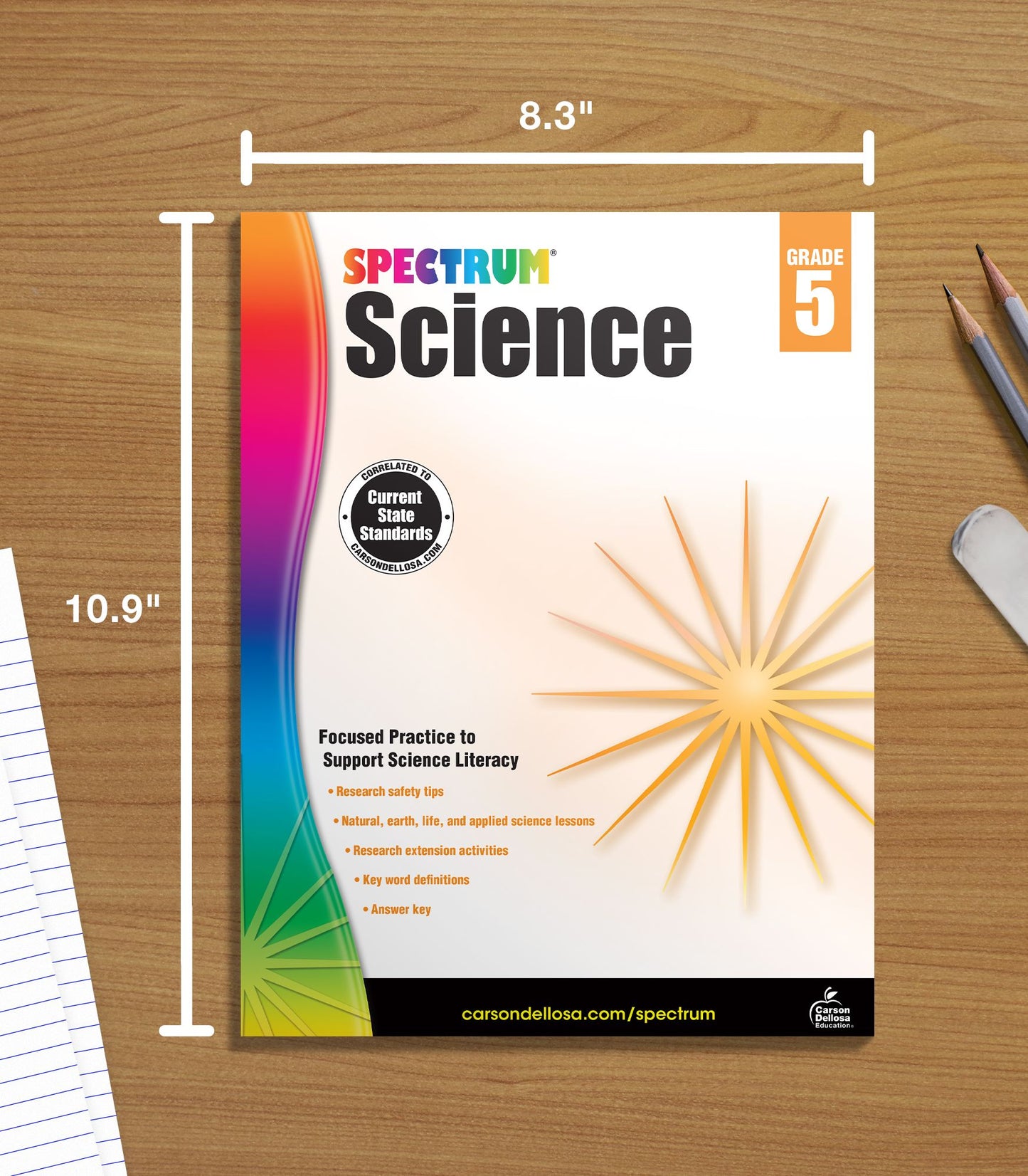 Carson Dellosa CD-704618 Spectrum Science Gr 5