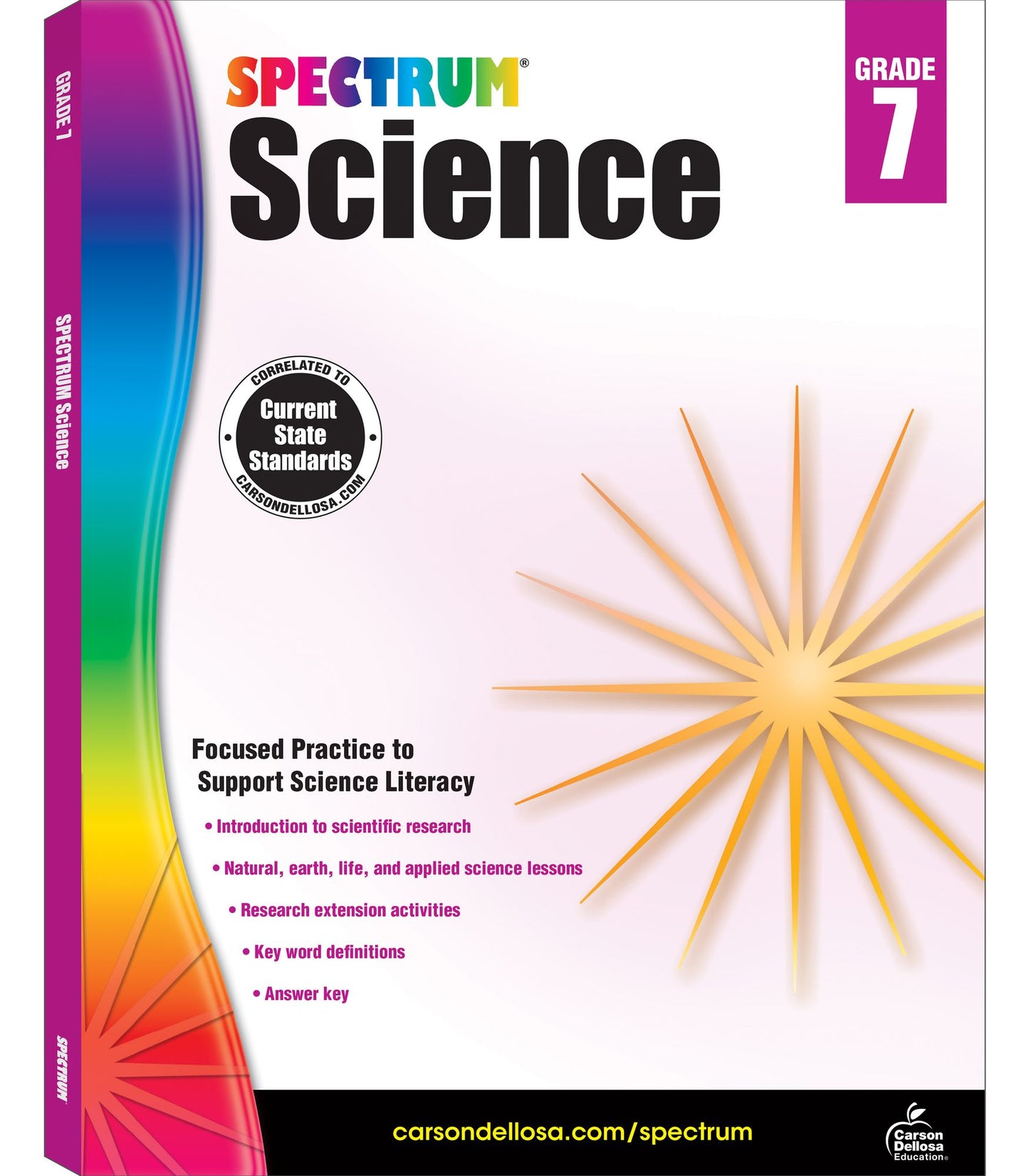 Carson Dellosa CD-704620 Spectrum Science Gr 7