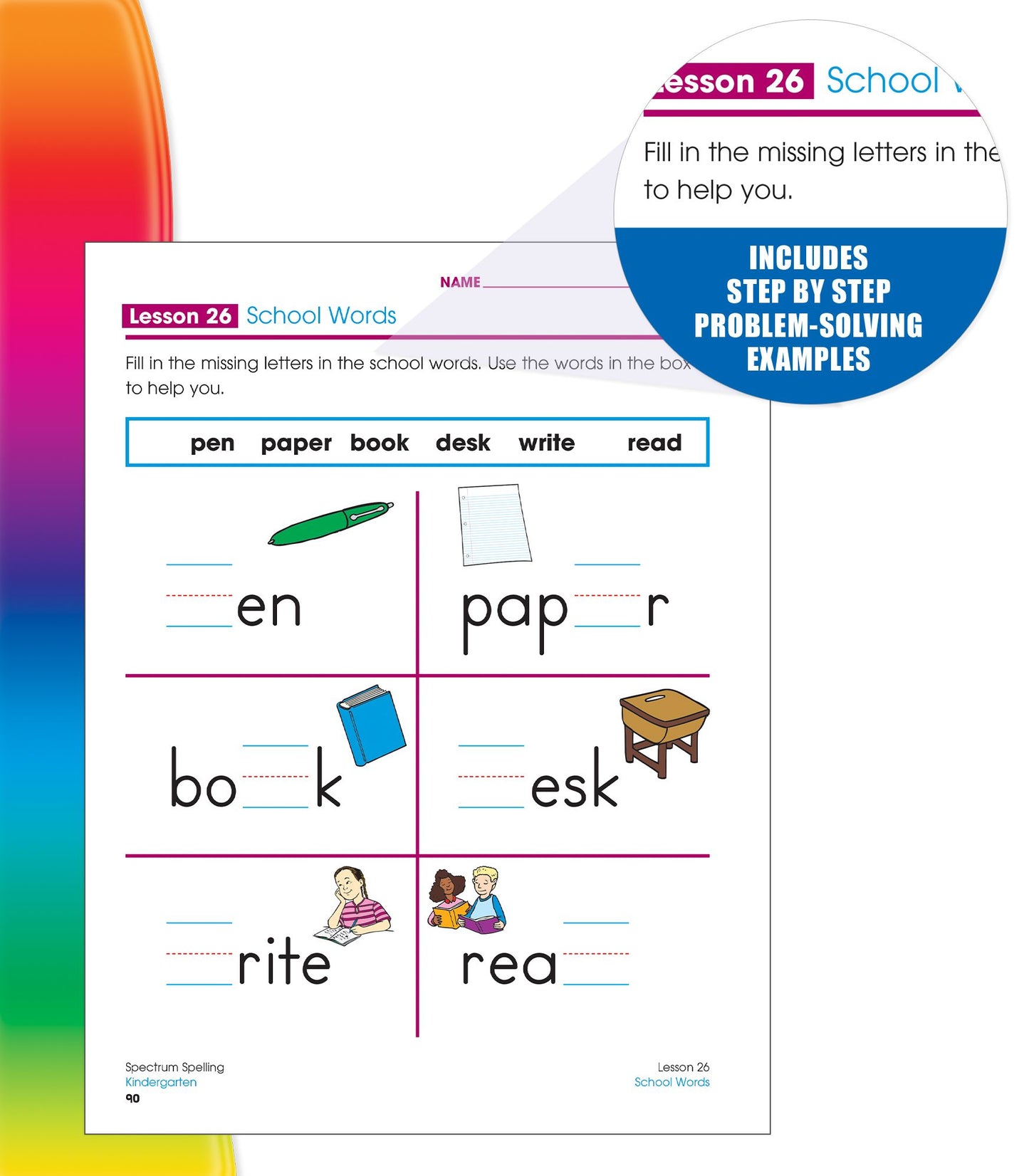 Spectrum Spelling Grade K