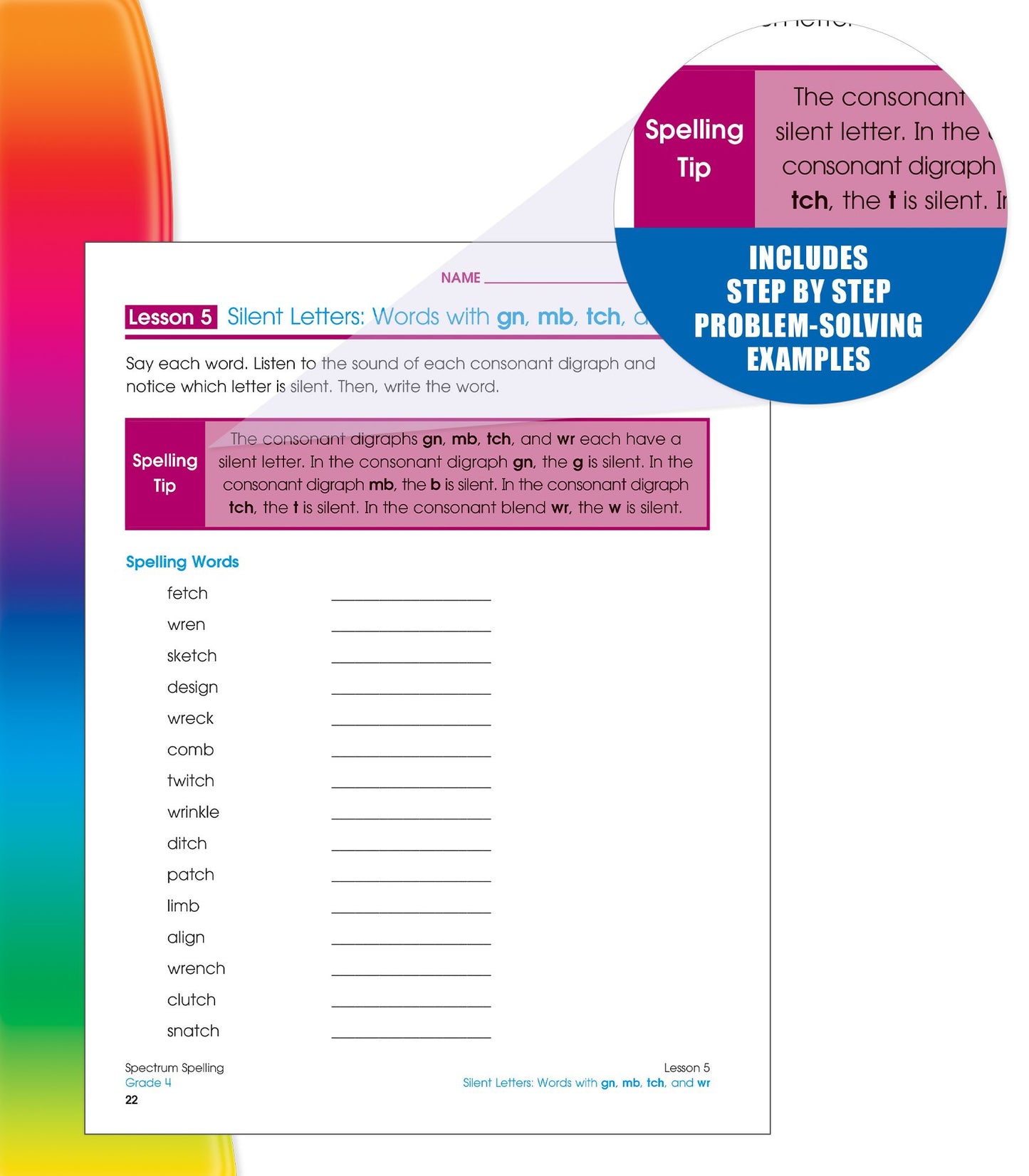 Spectrum Spelling, Grade 4