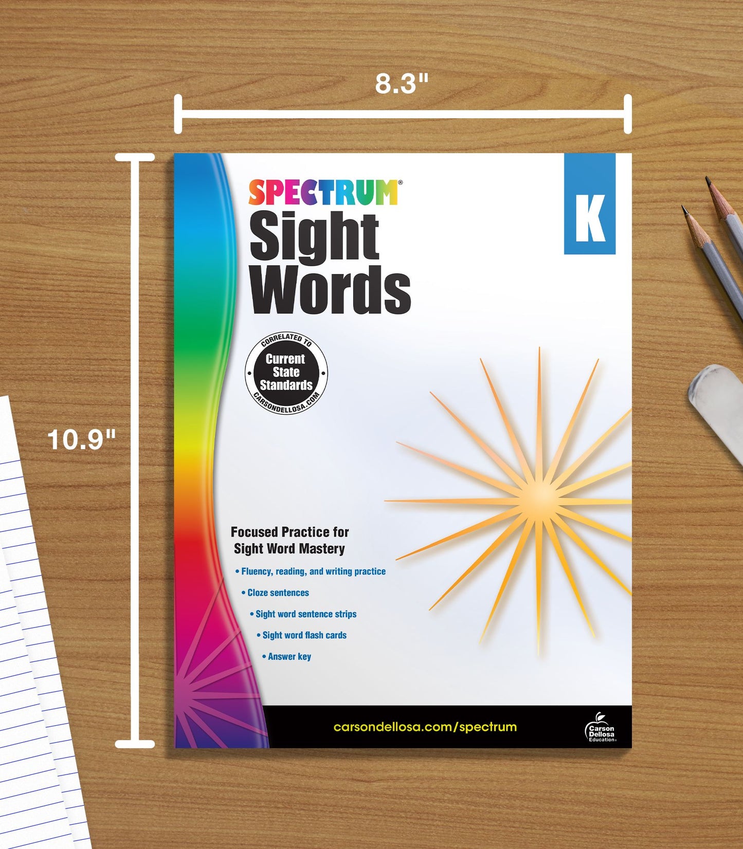 Spectrum Sight Words Grade K