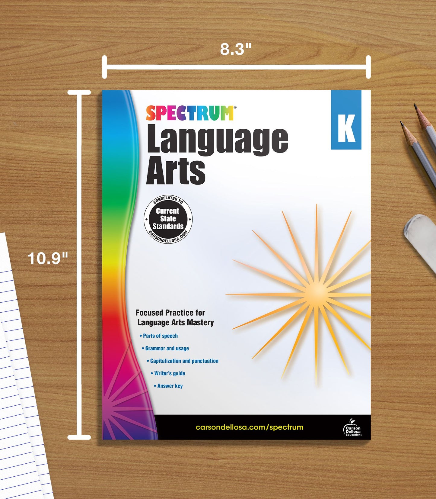 Spectrum Language Arts, Grade K