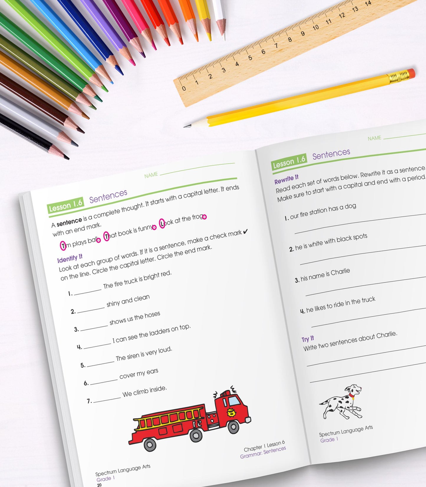 Spectrum Language Arts, Grade 1