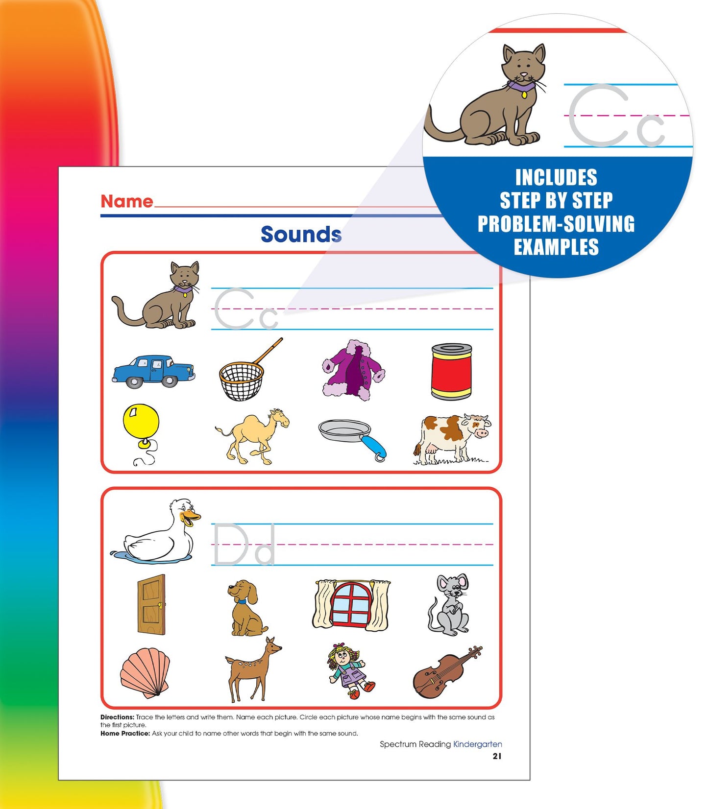 Spectrum Reading Workbook Grade K