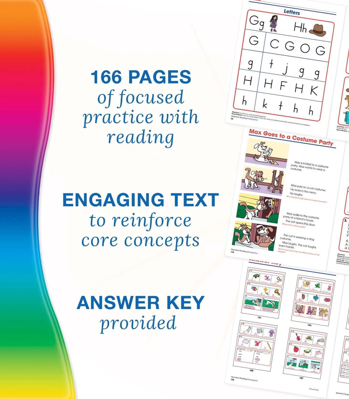 Spectrum Reading Workbook Grade K