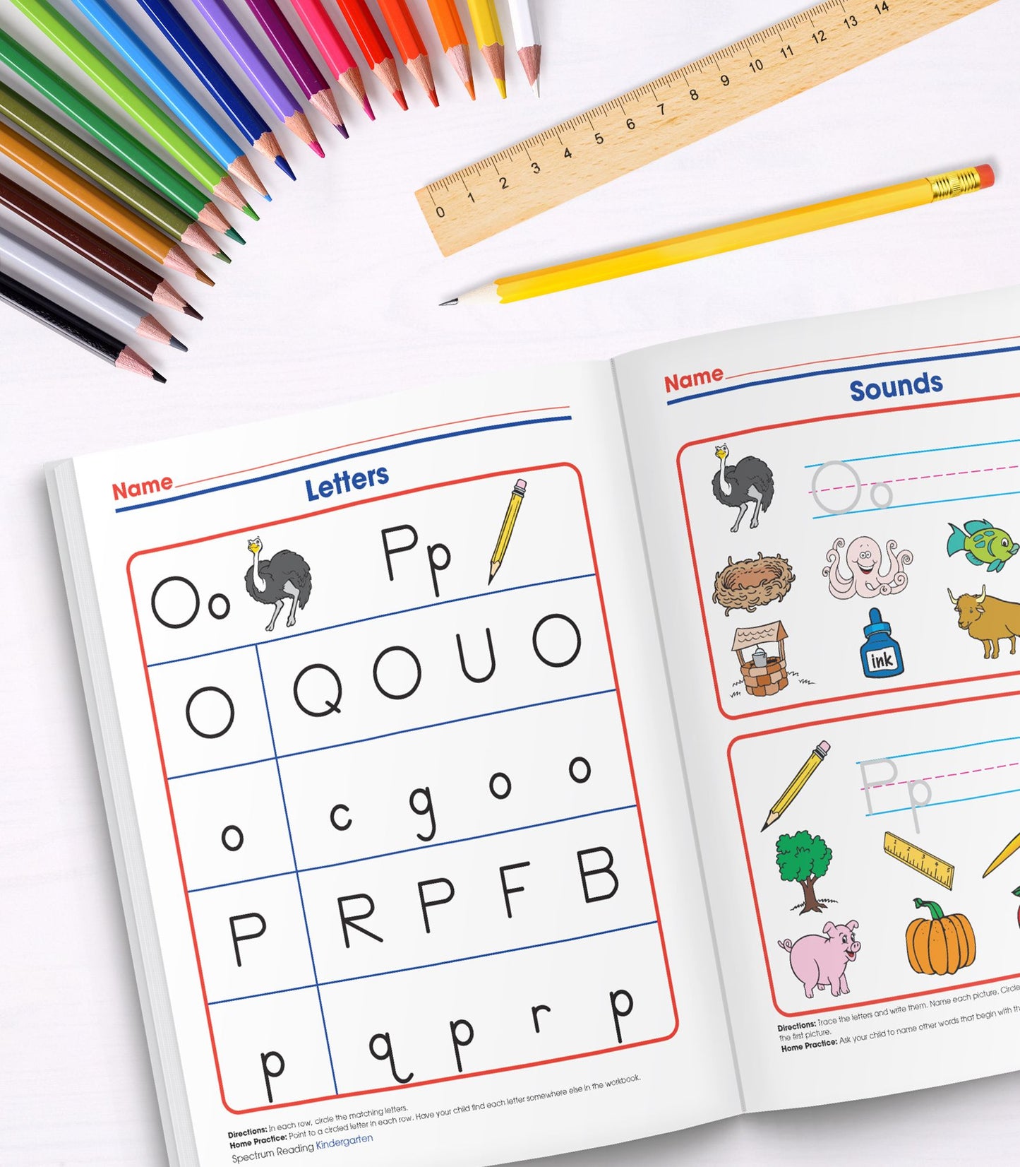 Spectrum Reading Workbook Grade K