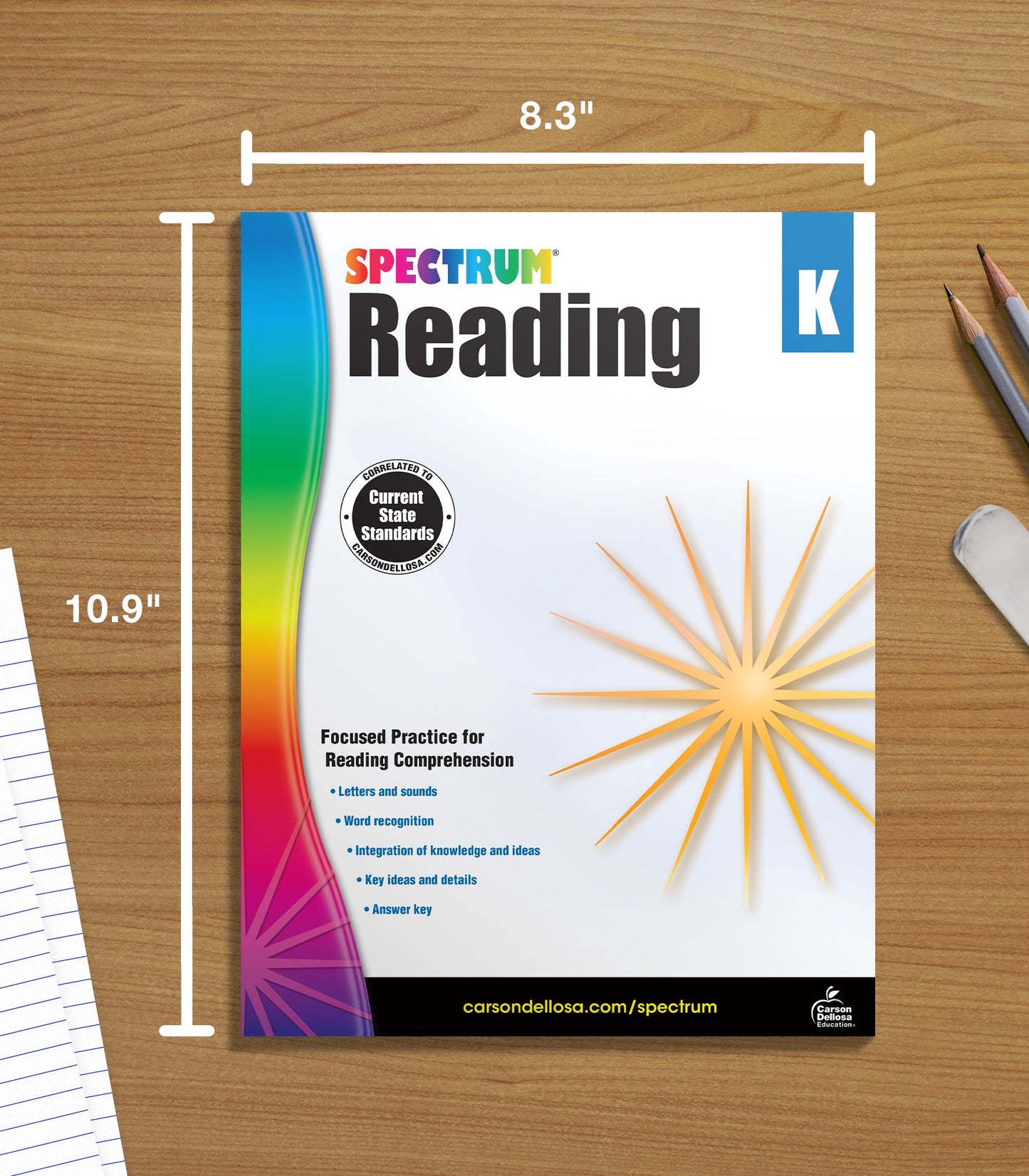 Spectrum Reading Workbook Grade K
