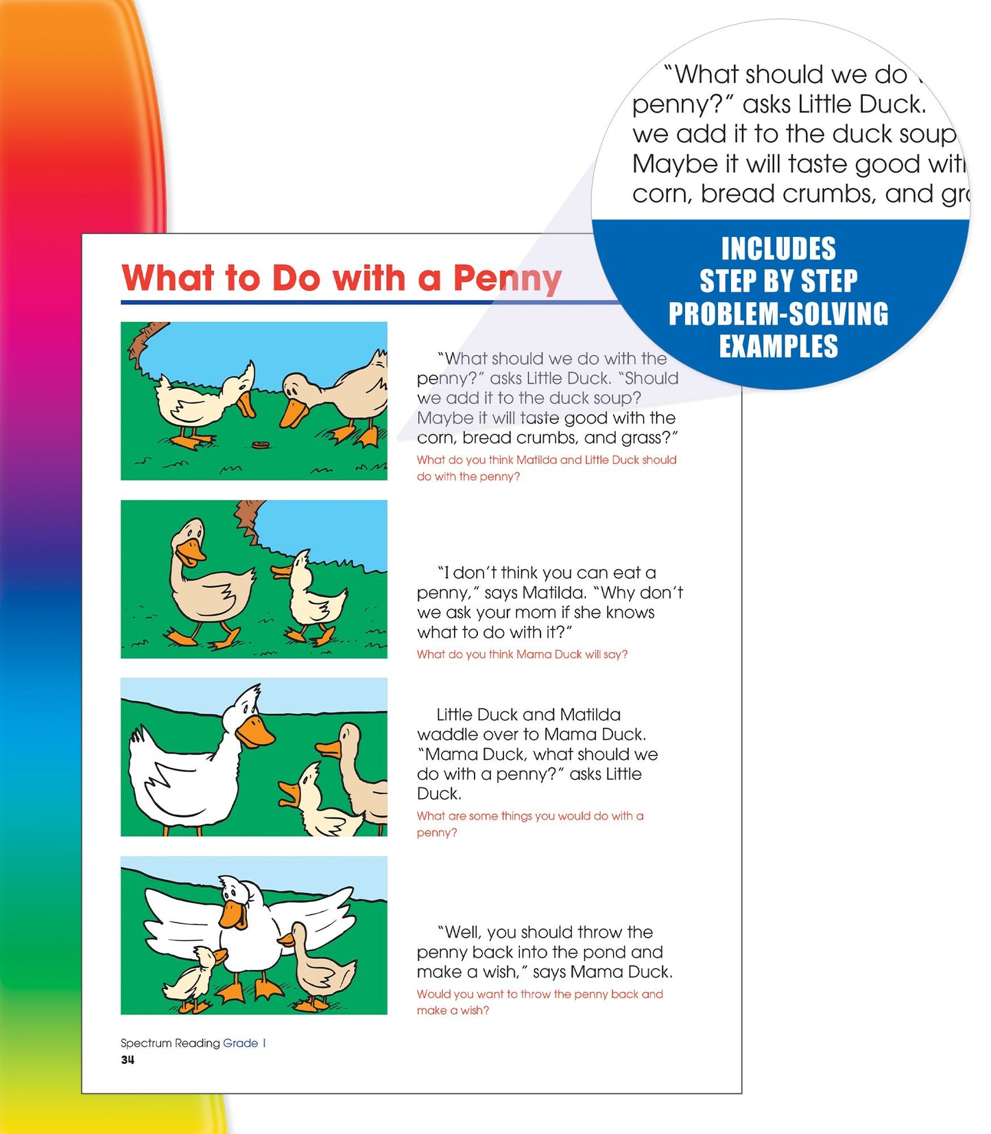 Spectrum Reading Workbook, Grade 1