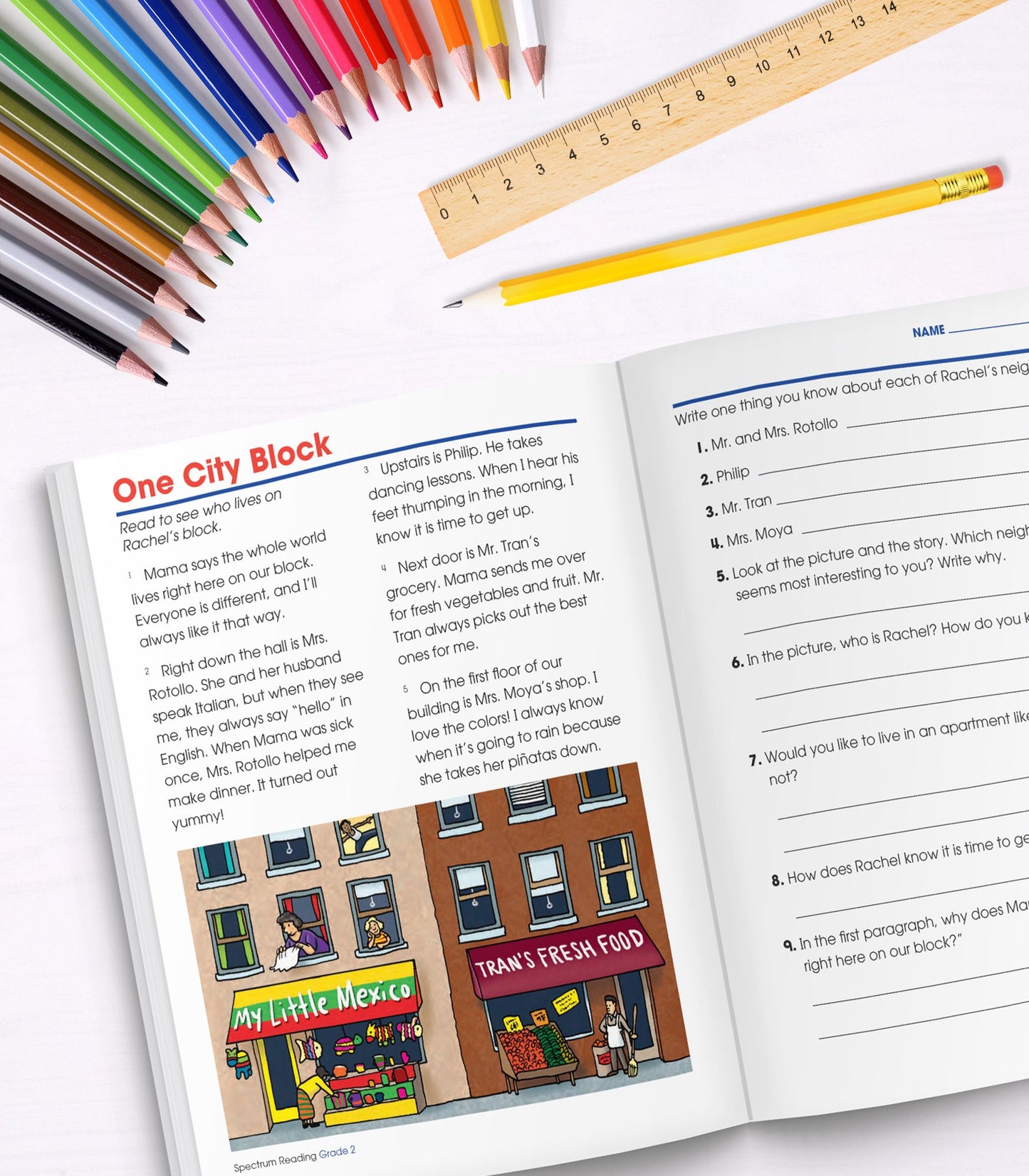 Spectrum Reading Workbook, Grade 2