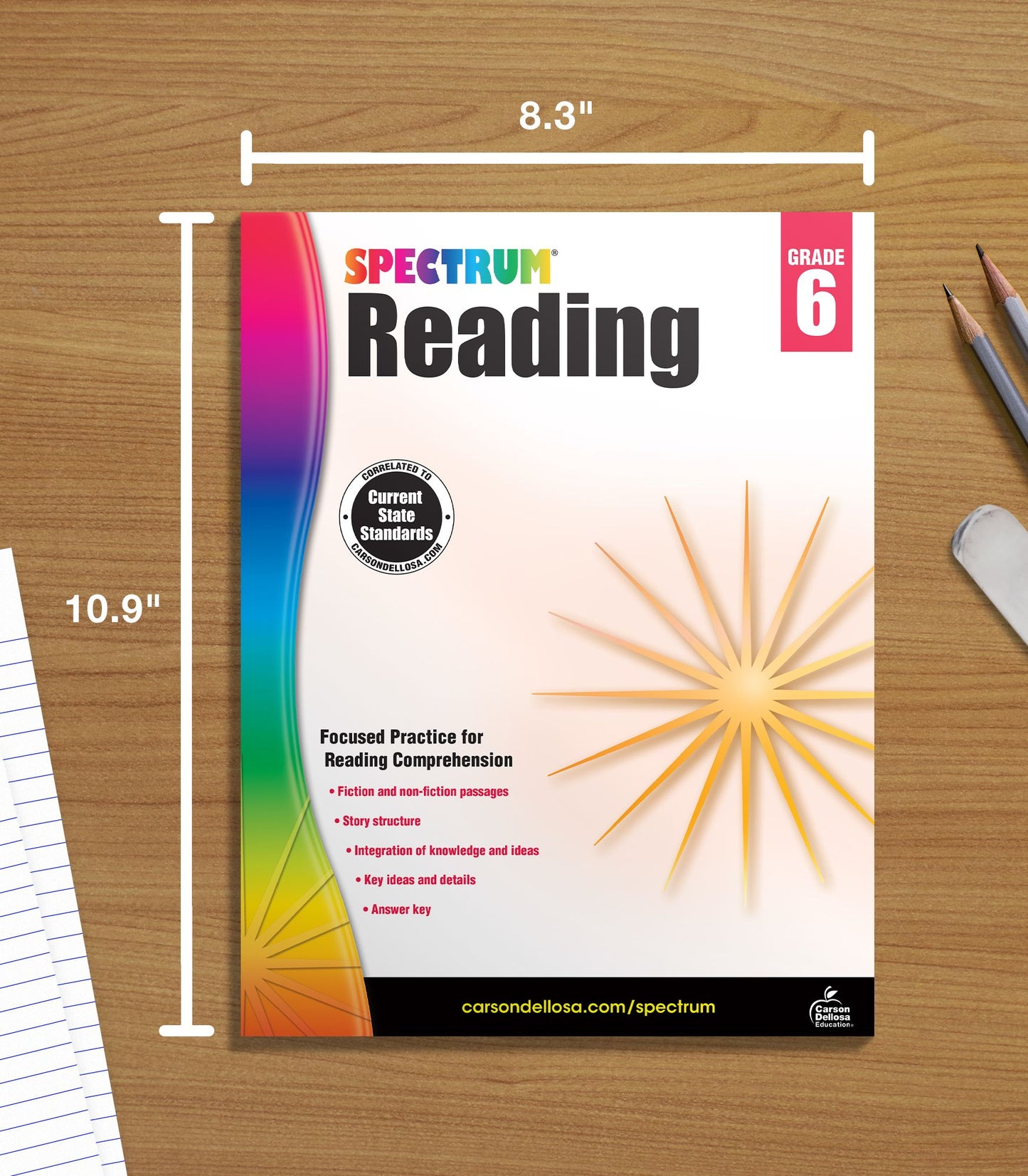 Spectrum Reading Workbook Grade 6