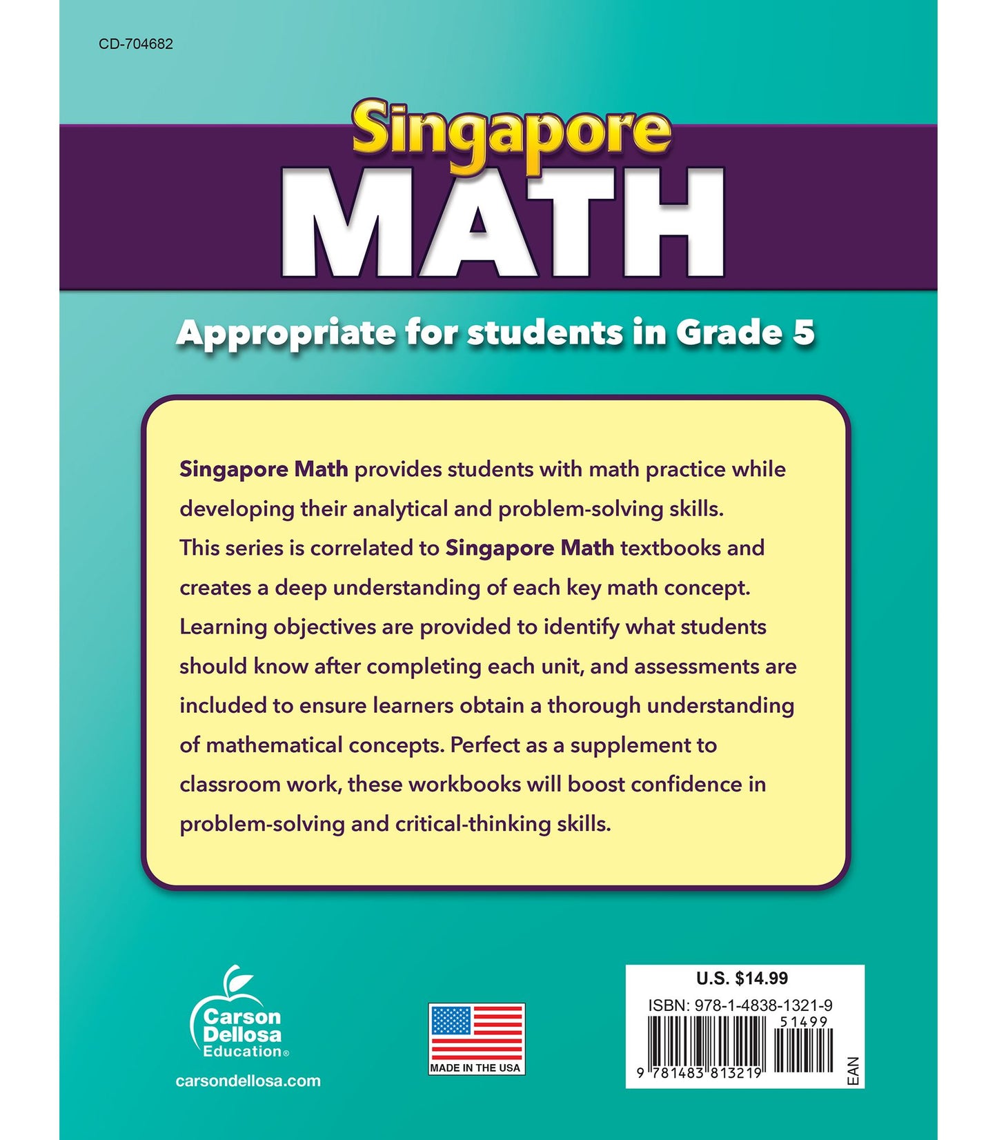 Singapore Math, Grade 5