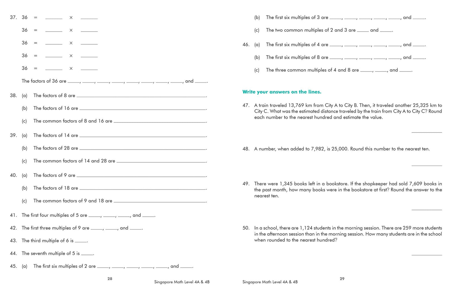 Singapore Math, Grade 5