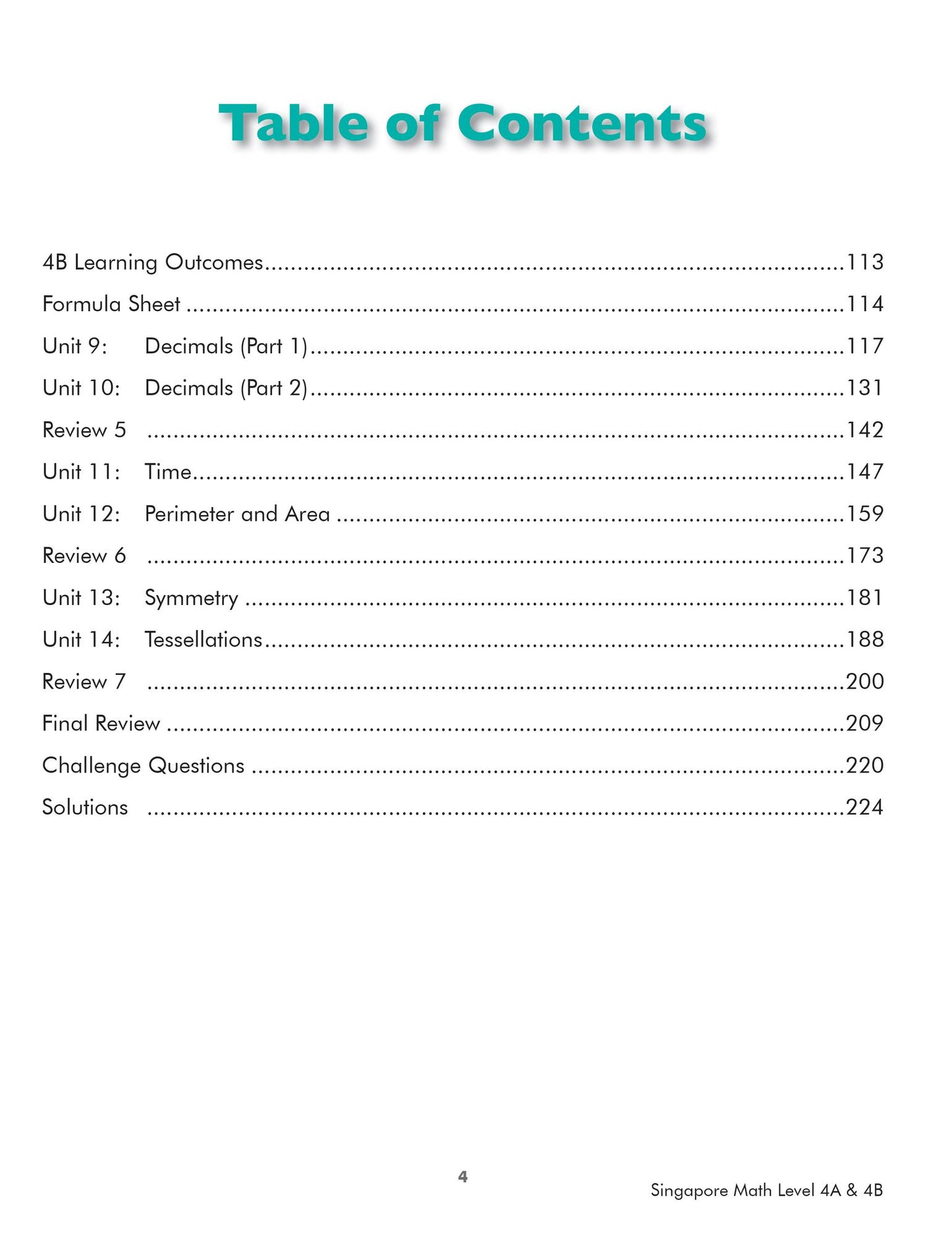 Singapore Math, Grade 5