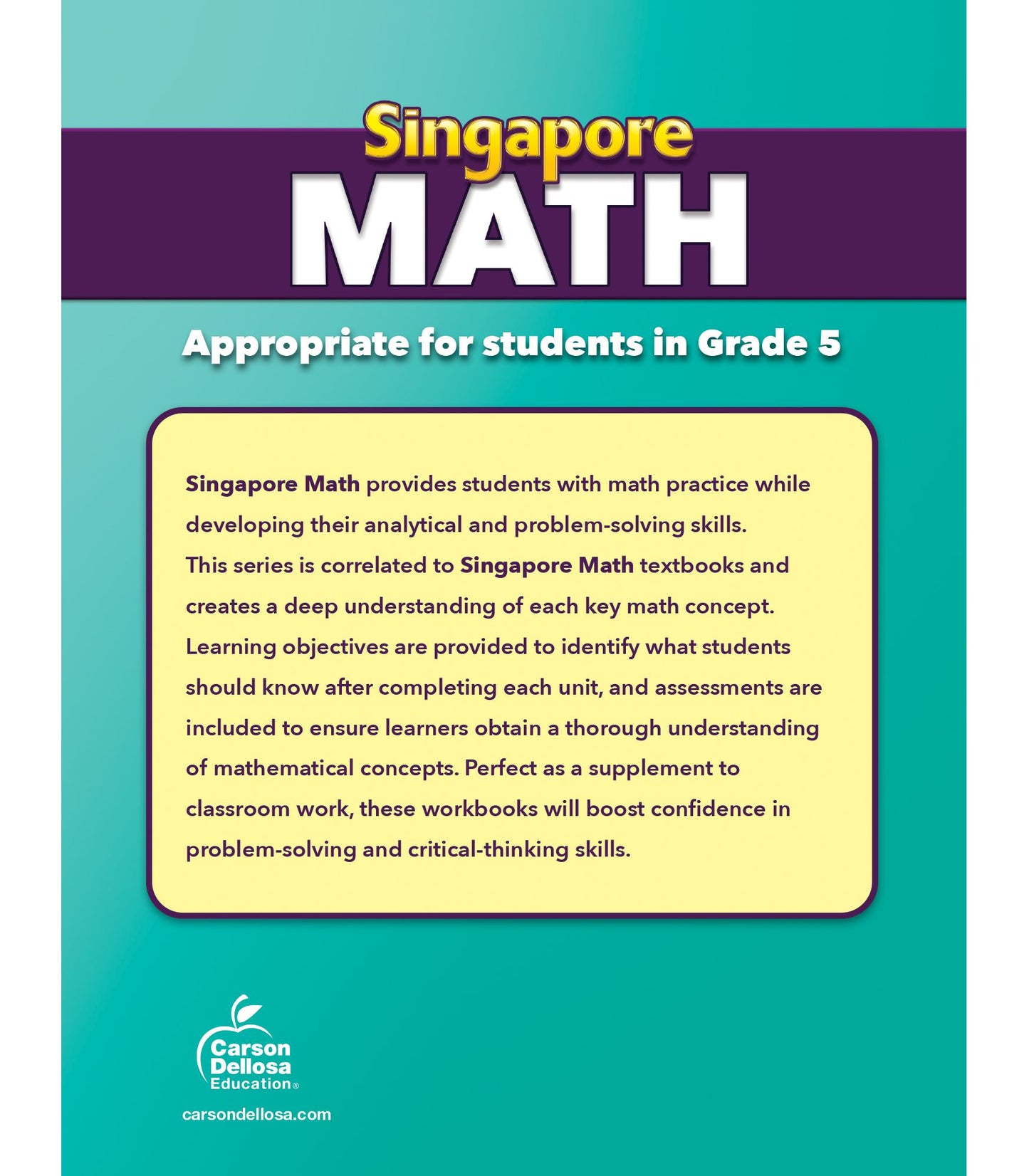 Singapore Math, Grade 5