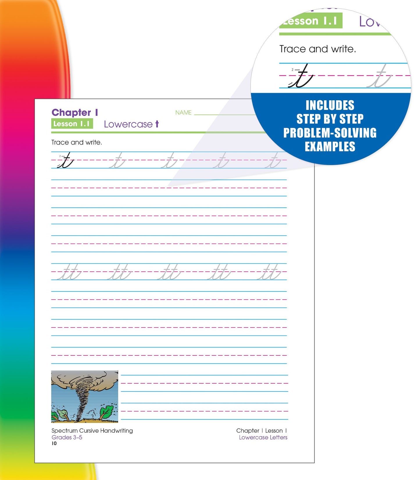 Spectrum Cursive Handwriting, Grades 3 - 5