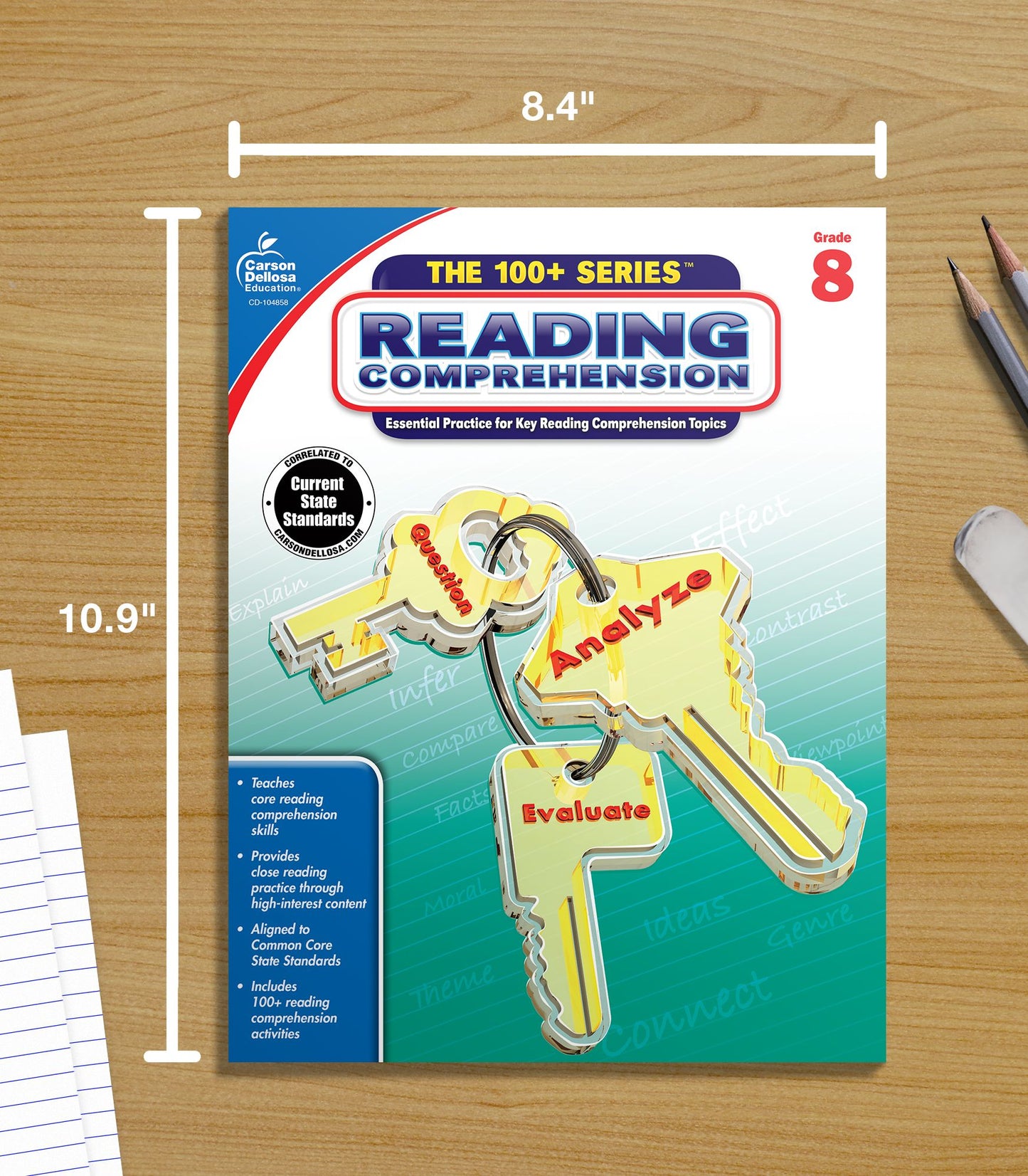 Reading Comprehension, Grade 8