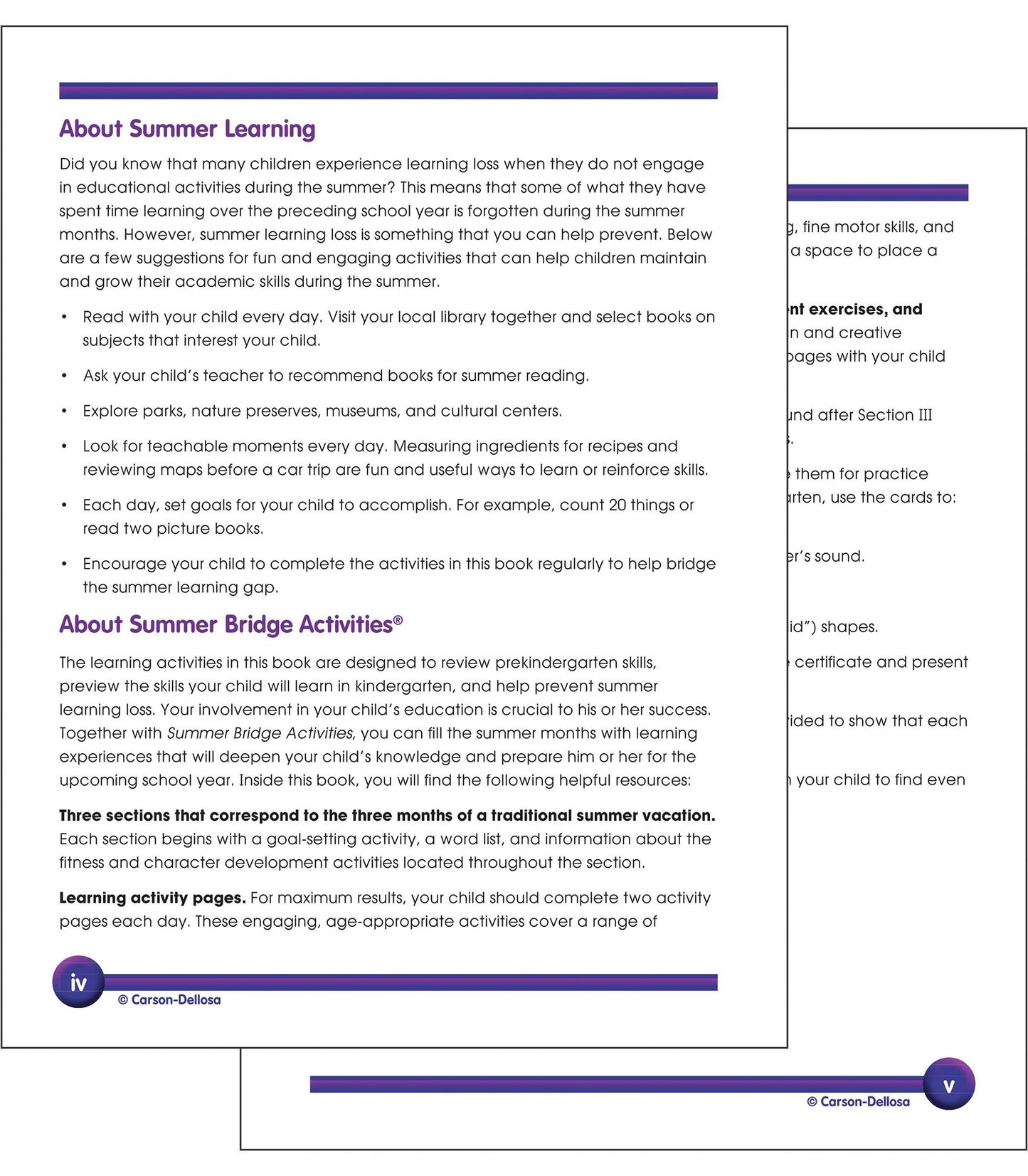 Summer Bridge Activities, Grades PK - K: Bridging Grades Prekindergarten to Kindergarten