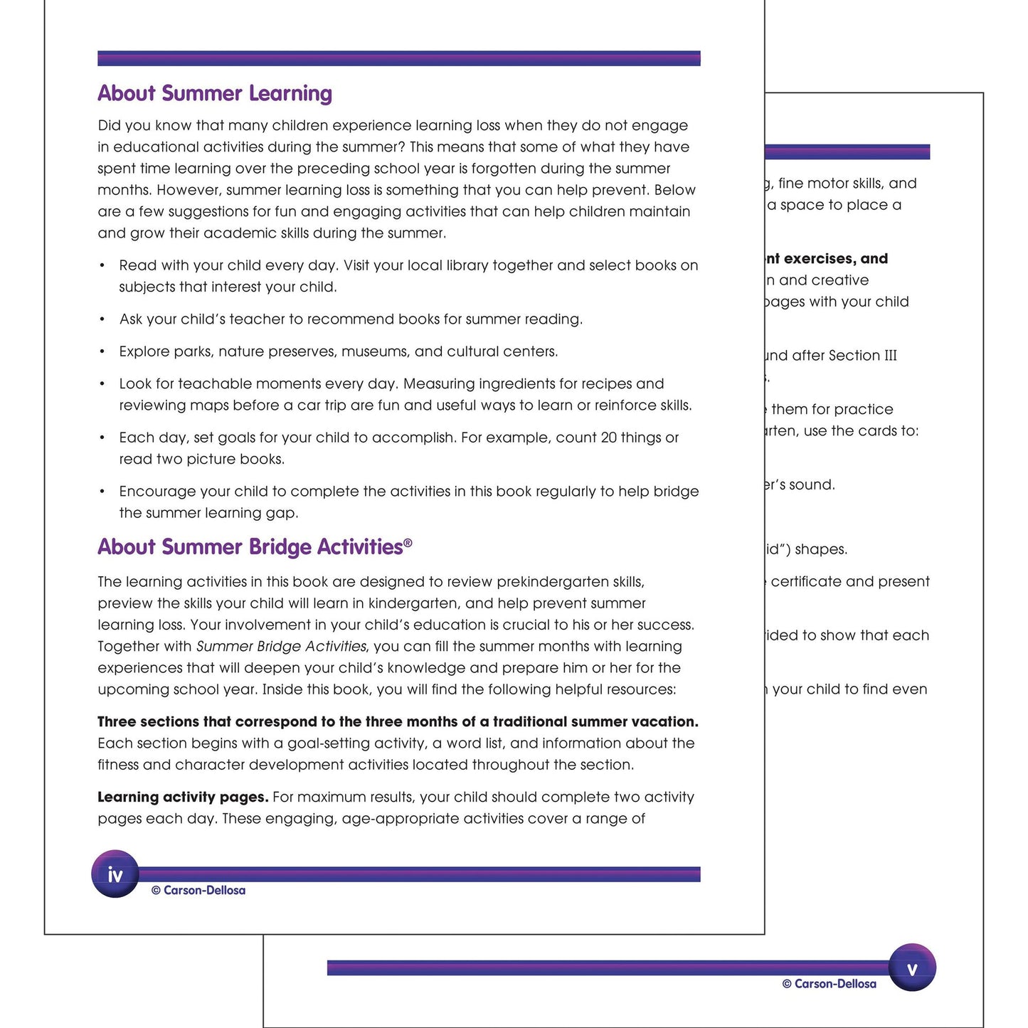 Summer Bridge Activities, Grades PK - K: Bridging Grades Prekindergarten to Kindergarten