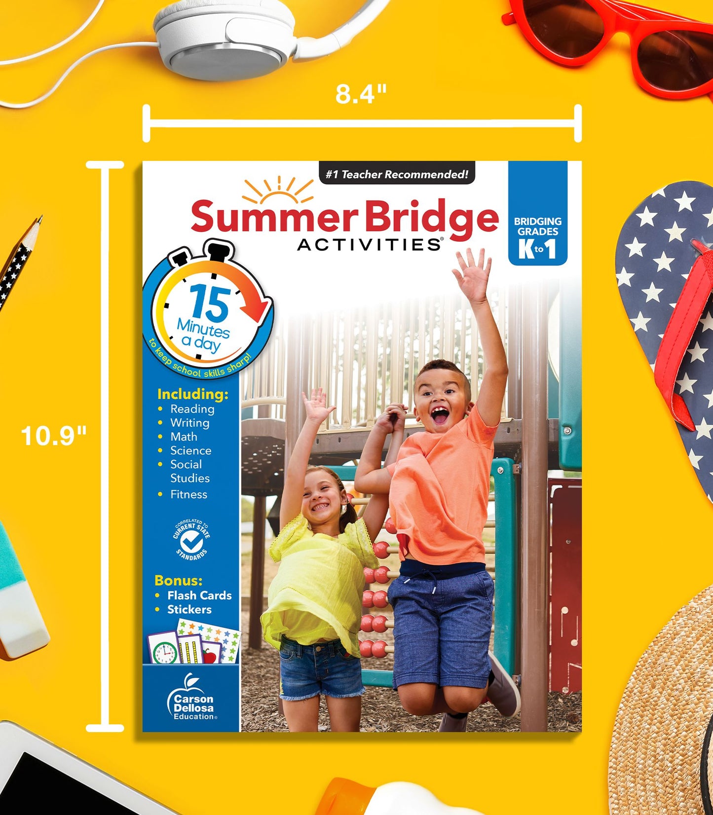 Summer Bridge Activities, Grades K - 1: Bridging Grades Kindergarten to First