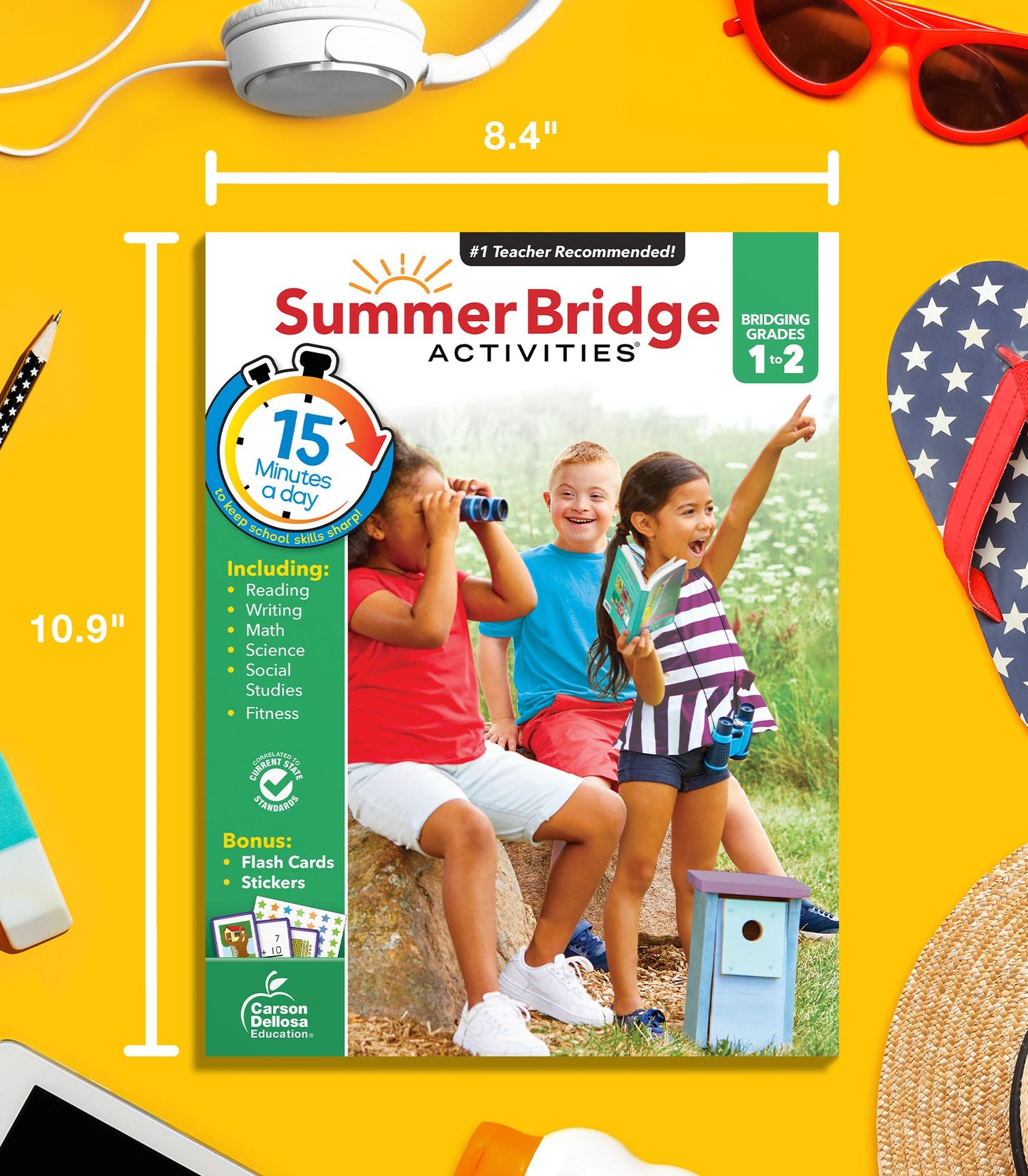 Summer Bridge Activities, Grades 1 - 2: Bridging Grades First to Second