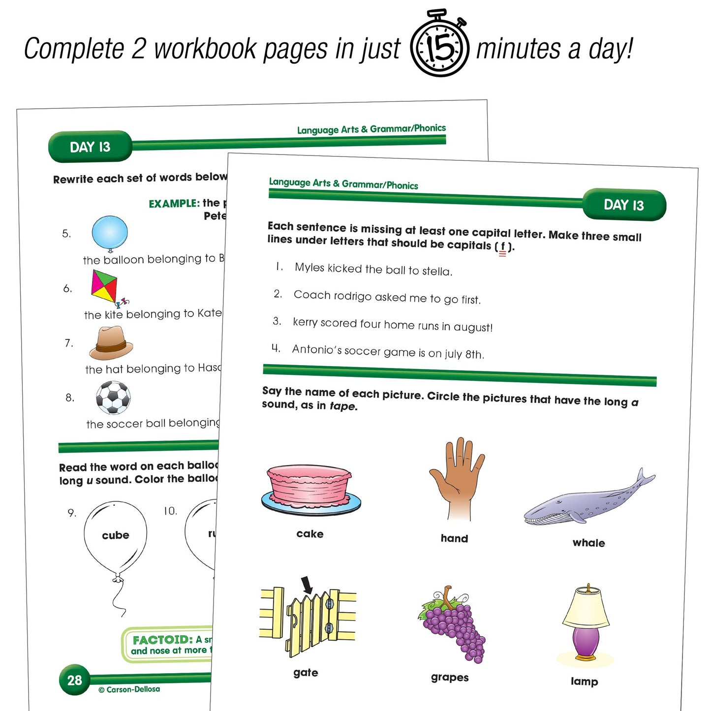 Summer Bridge Activities, Grades 1 - 2: Bridging Grades First to Second