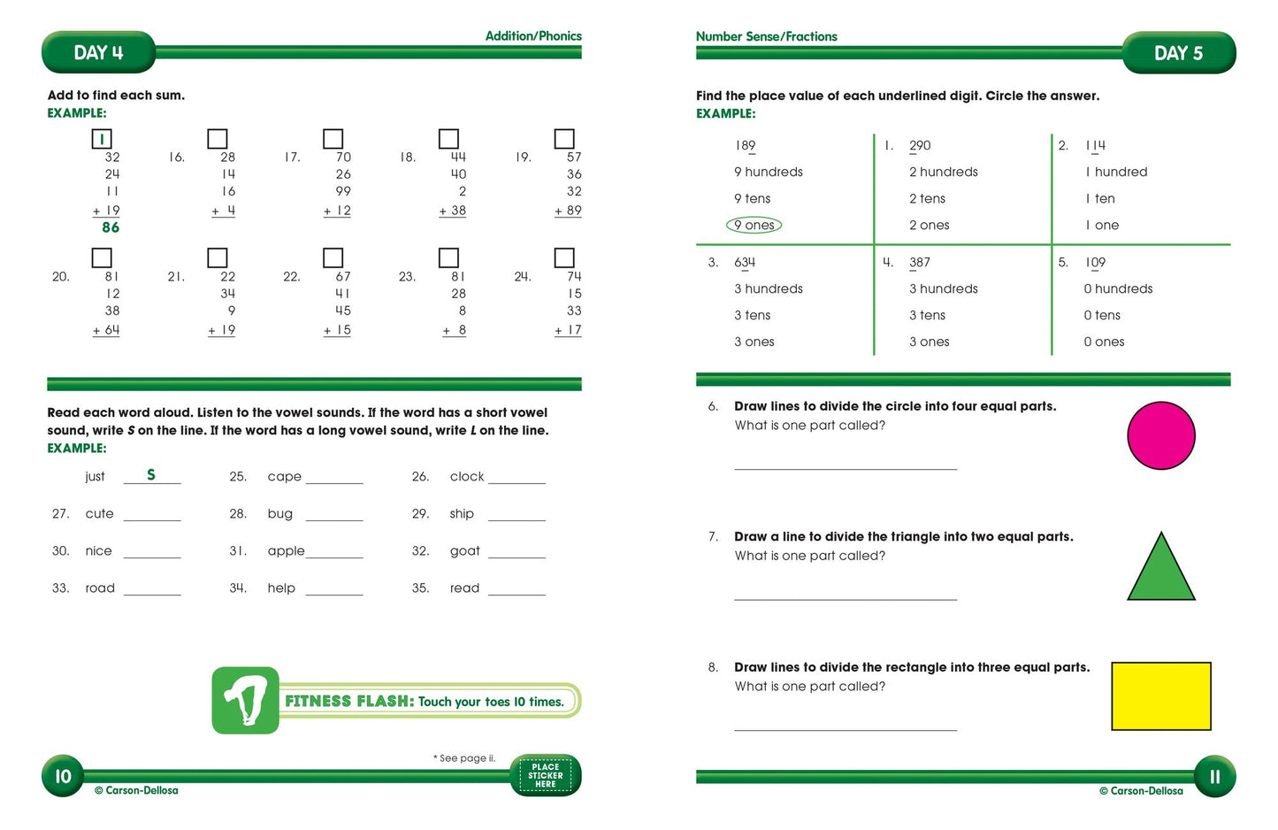 Summer Bridge Activities, Grades 2 - 3: Bridging Grades Second to Third