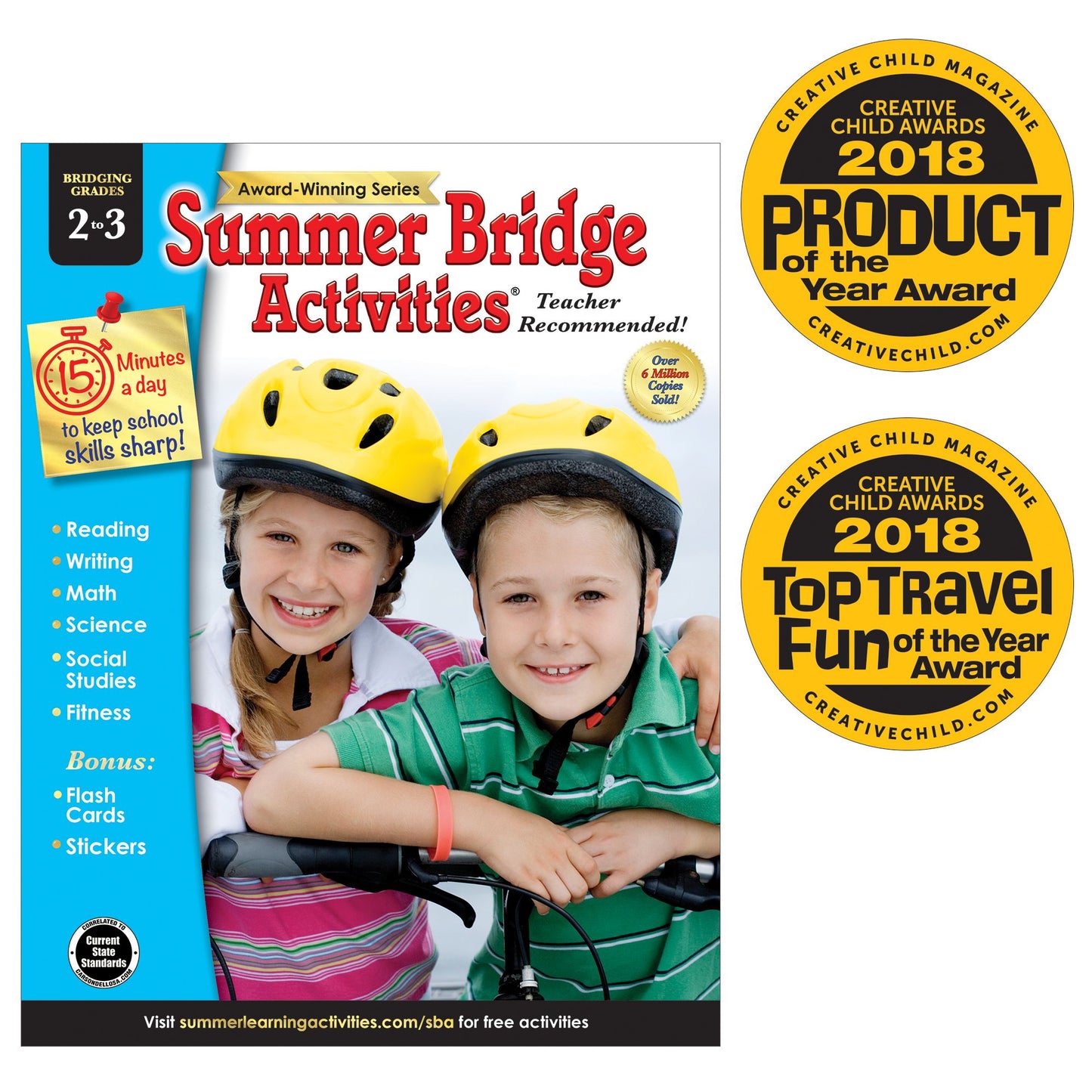 Summer Bridge Activities, Grades 2 - 3: Bridging Grades Second to Third