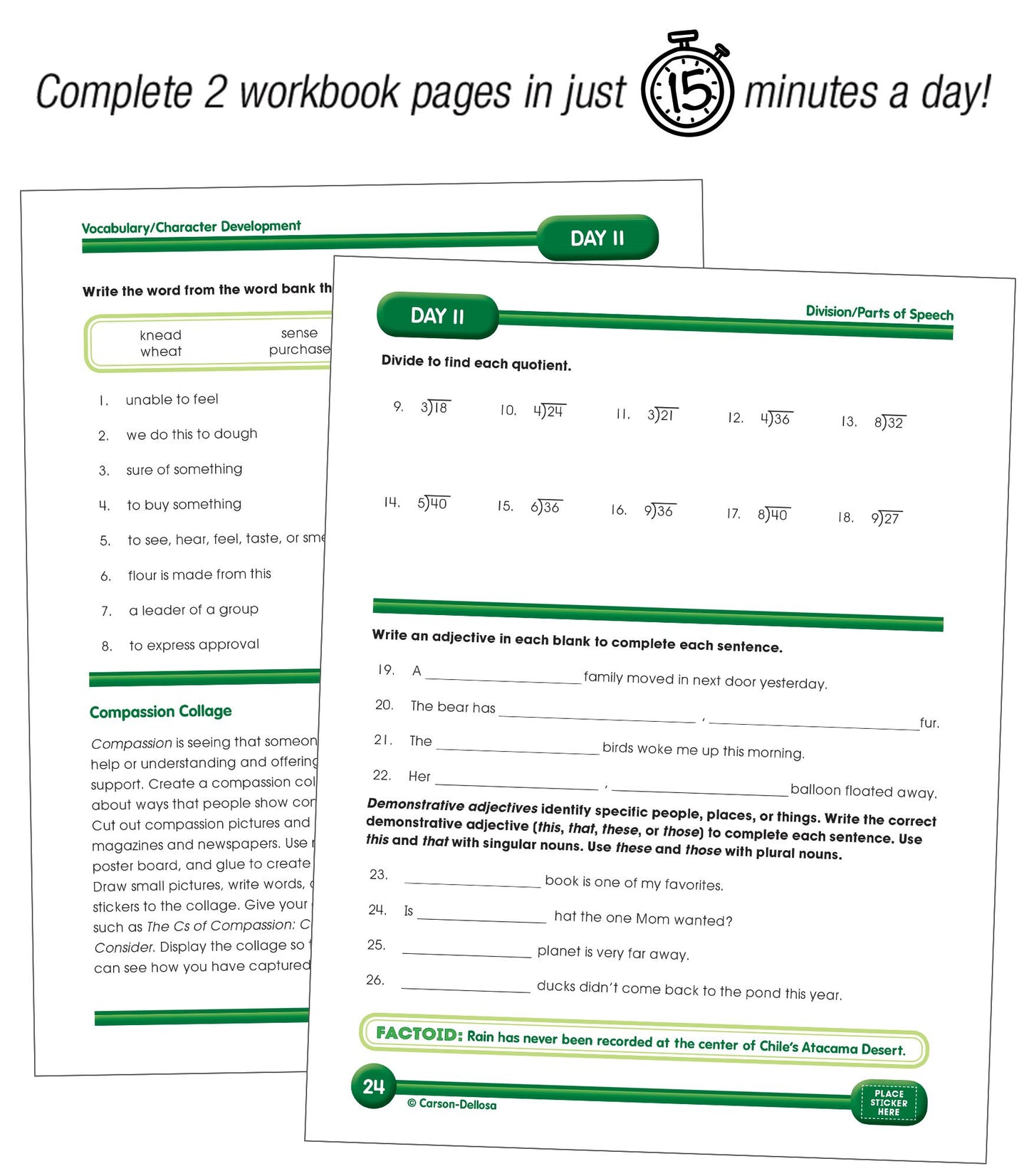 Summer Bridge Activities, Grades 3 - 4: Bridging Grades Third to Fourth