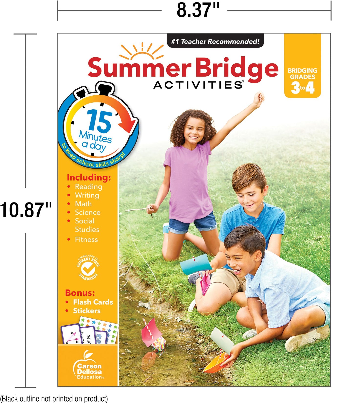 Summer Bridge Activities, Grades 3 - 4: Bridging Grades Third to Fourth