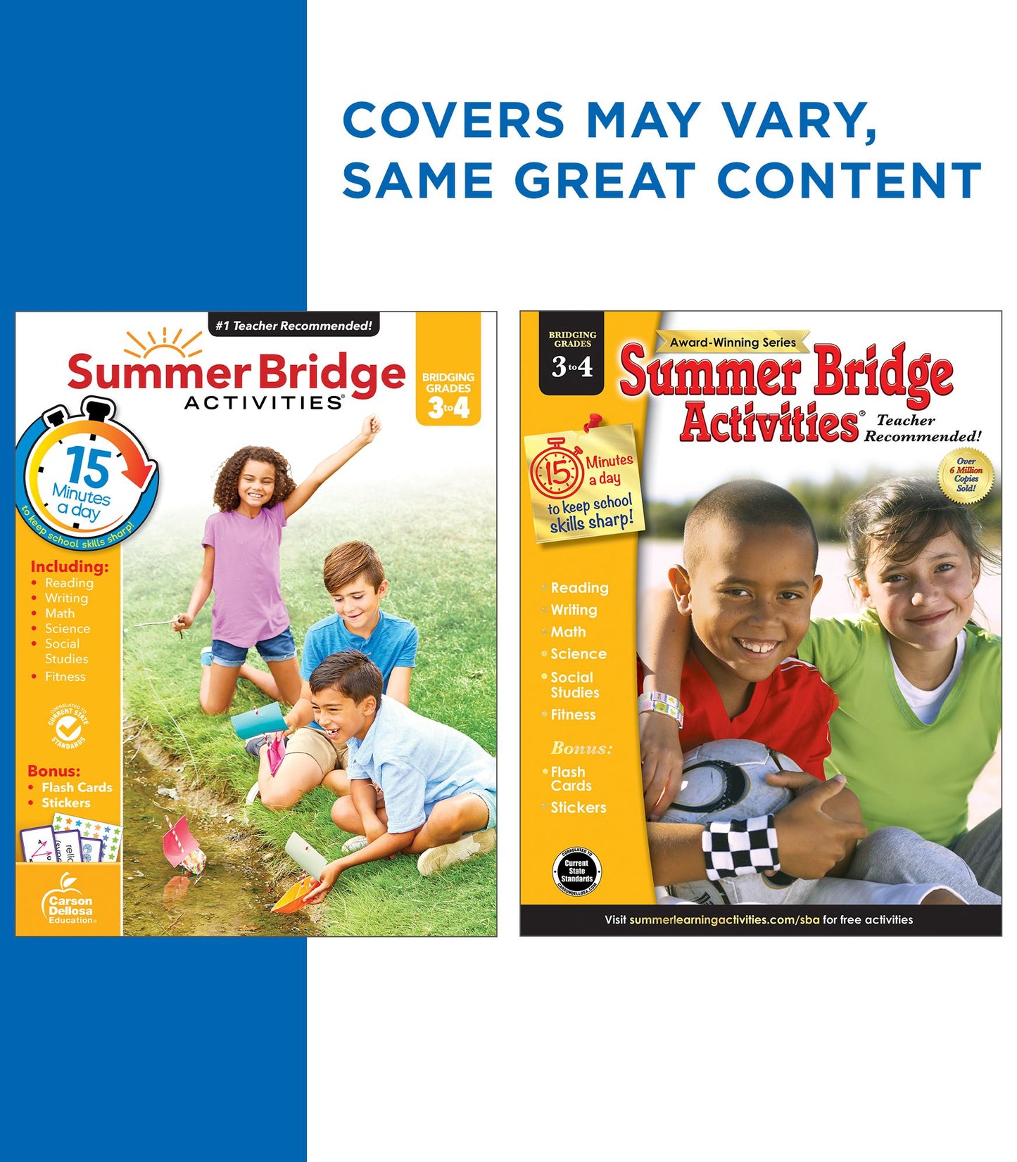 Summer Bridge Activities, Grades 3 - 4: Bridging Grades Third to Fourth