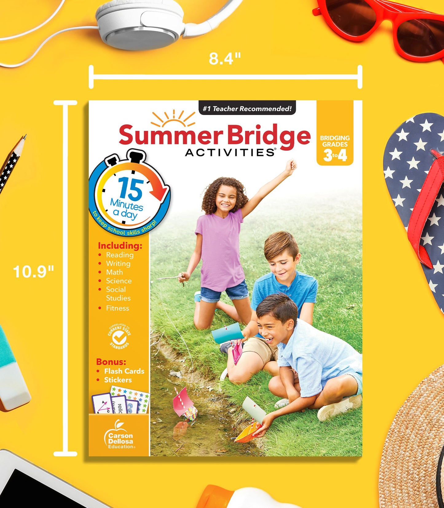 Summer Bridge Activities, Grades 3 - 4: Bridging Grades Third to Fourth
