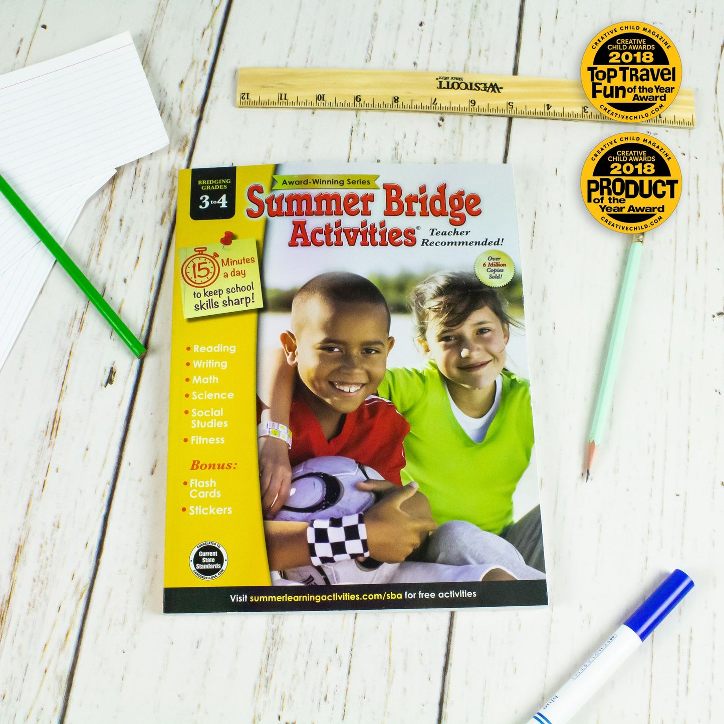Summer Bridge Activities, Grades 3 - 4: Bridging Grades Third to Fourth