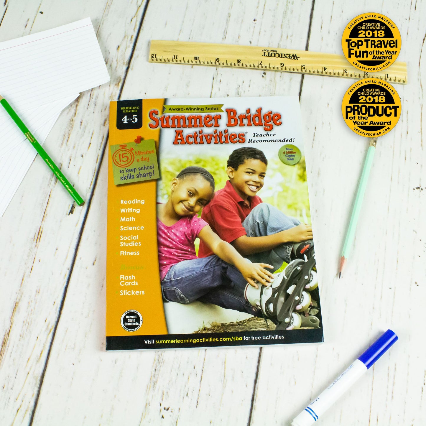 Summer Bridge Activities, Grades 4 - 5: Bridging Grades Fourth to Fifth