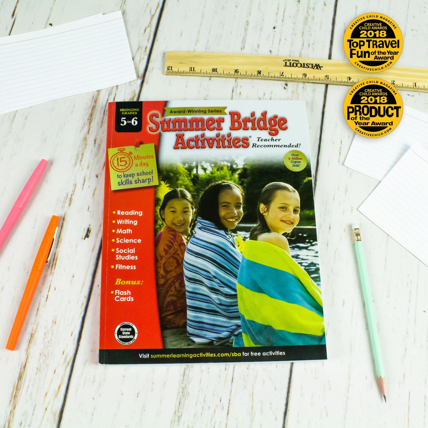 Summer Bridge Activities, Grades 5 - 6: Bridging Grades Fifth to Sixth