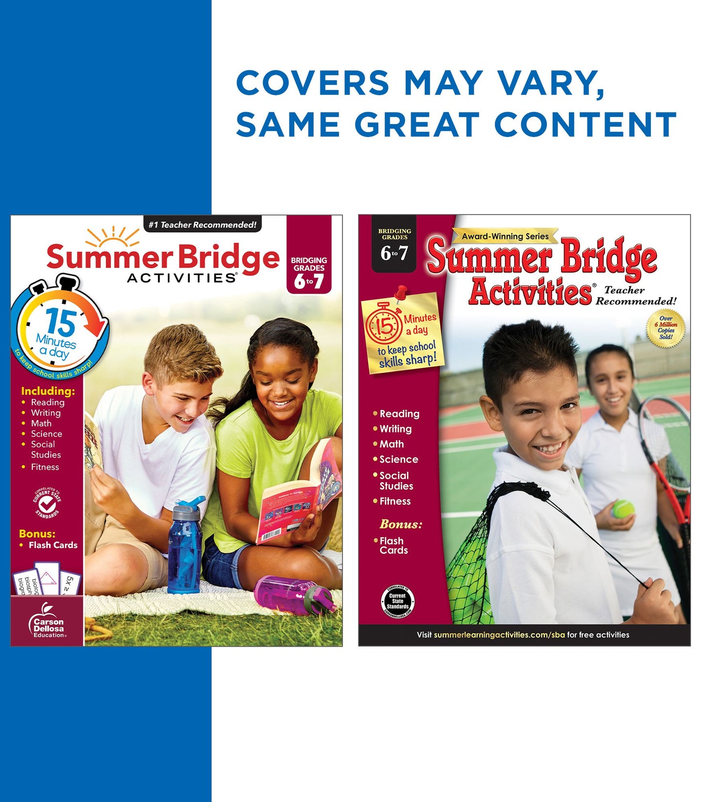 Summer Bridge Activities, Grades 6 - 7: Bridging Grades Sixth to Seventh