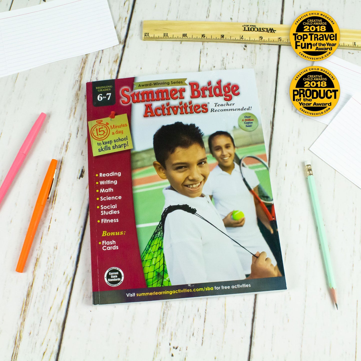 Summer Bridge Activities, Grades 6 - 7: Bridging Grades Sixth to Seventh