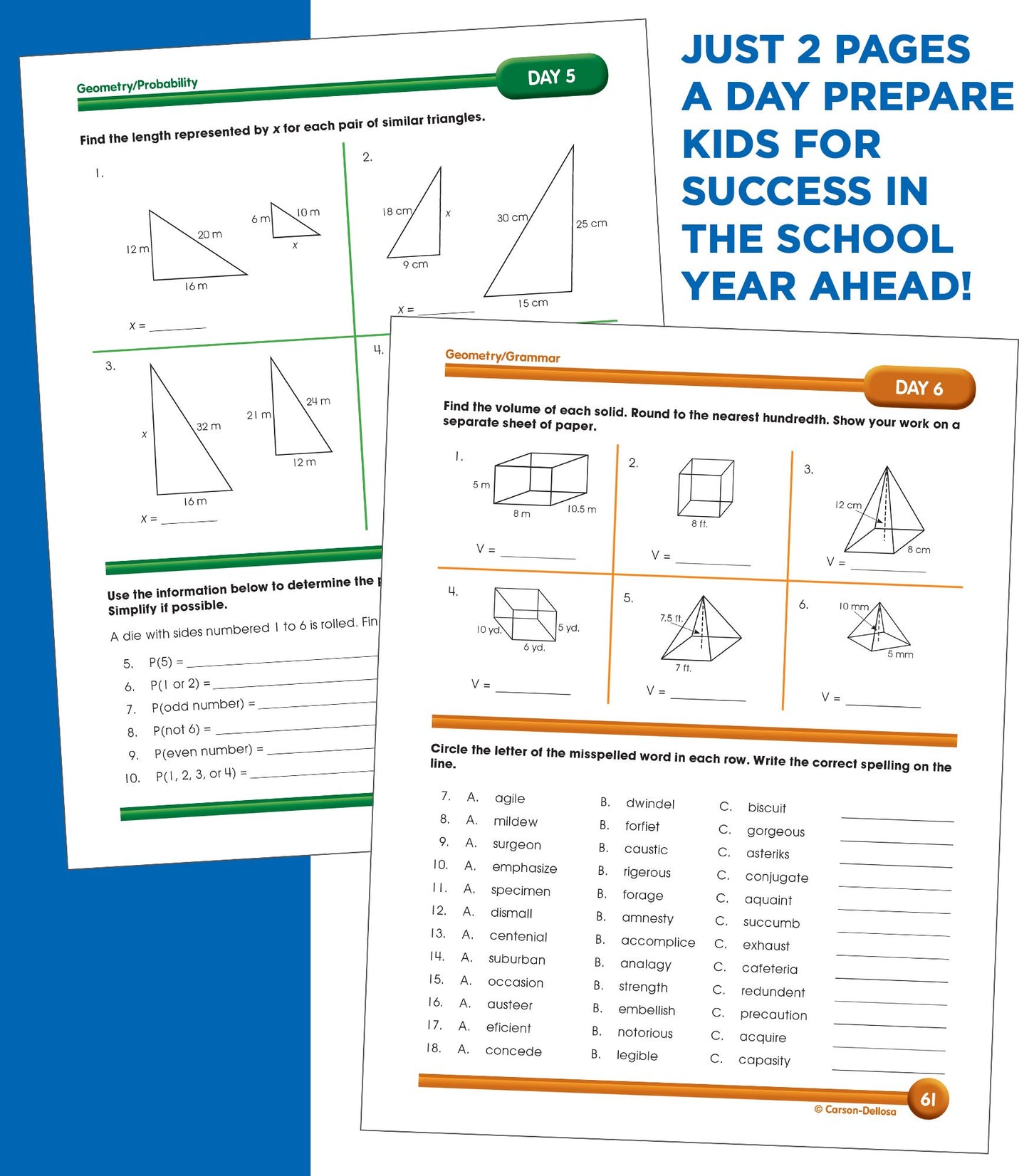 Summer Bridge Activities, Grades 7 - 8: Bridging Grades Seventh to Eighth
