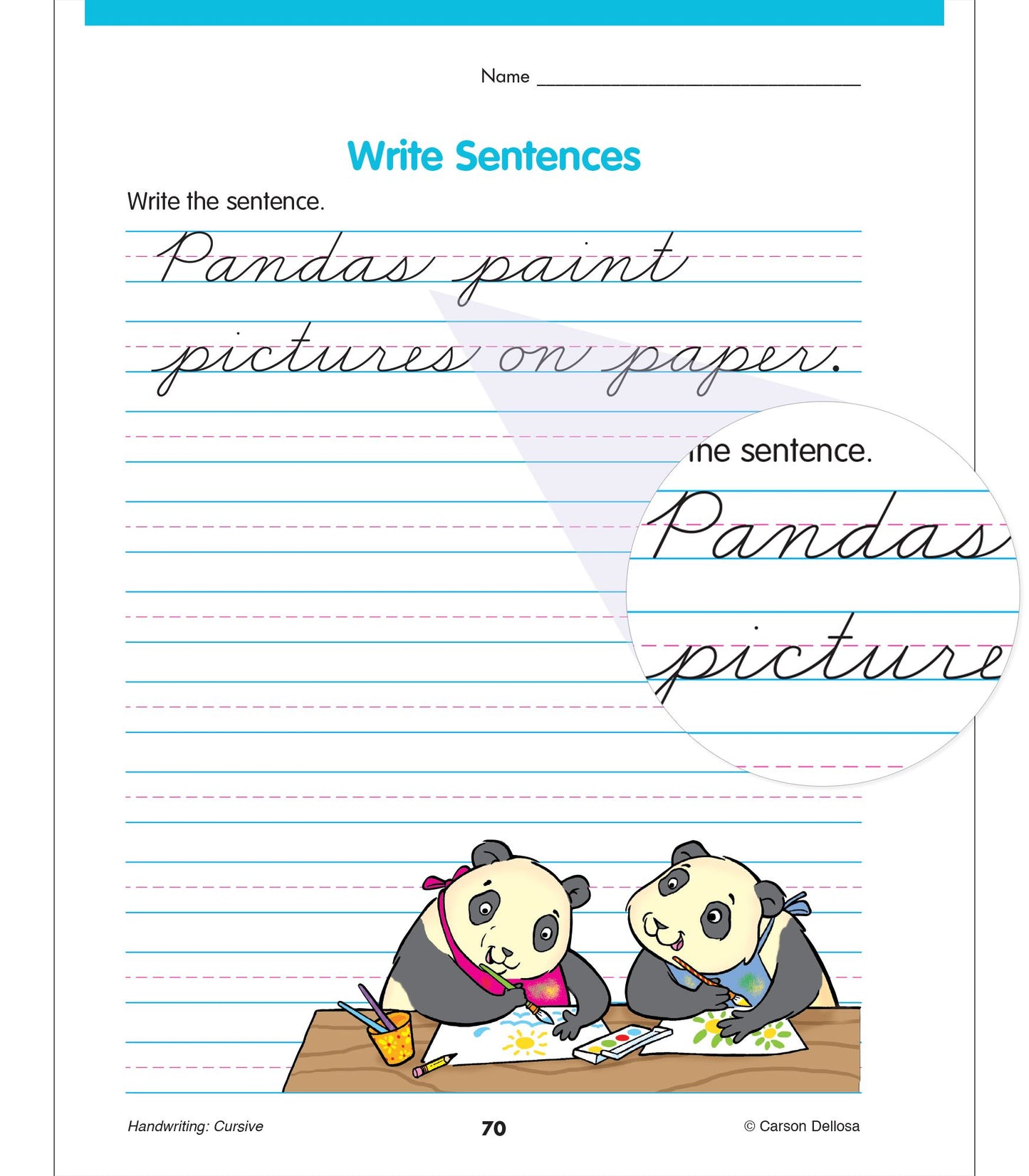 Handwriting: Cursive Workbook