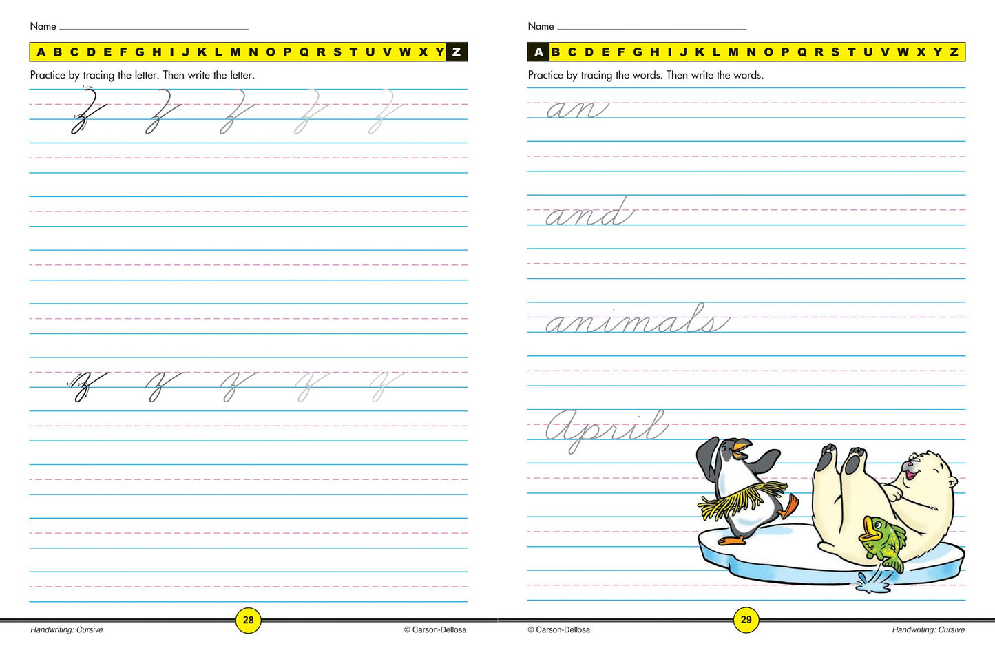 Handwriting: Cursive Workbook