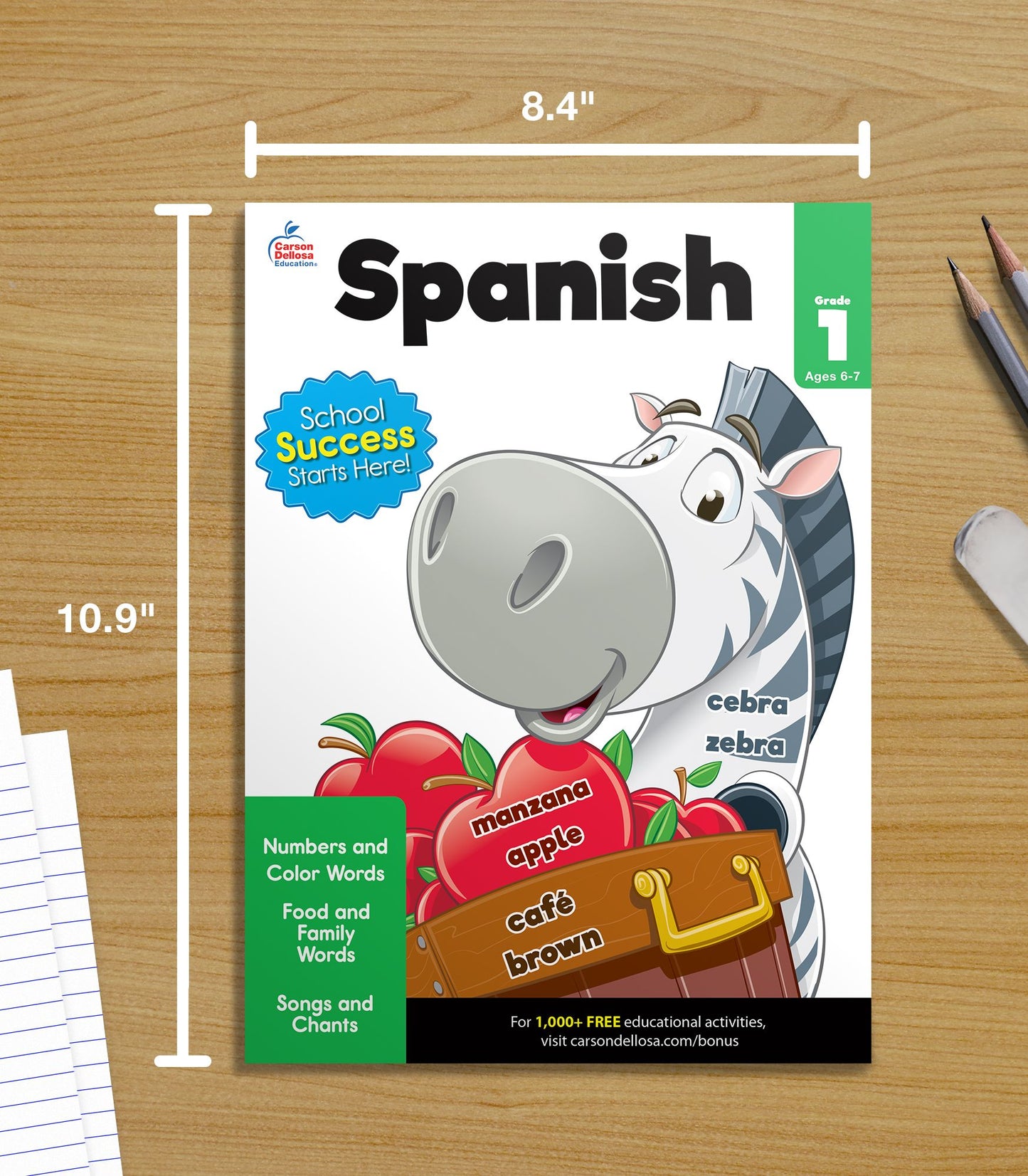 Spanish Workbook, Grade 1
