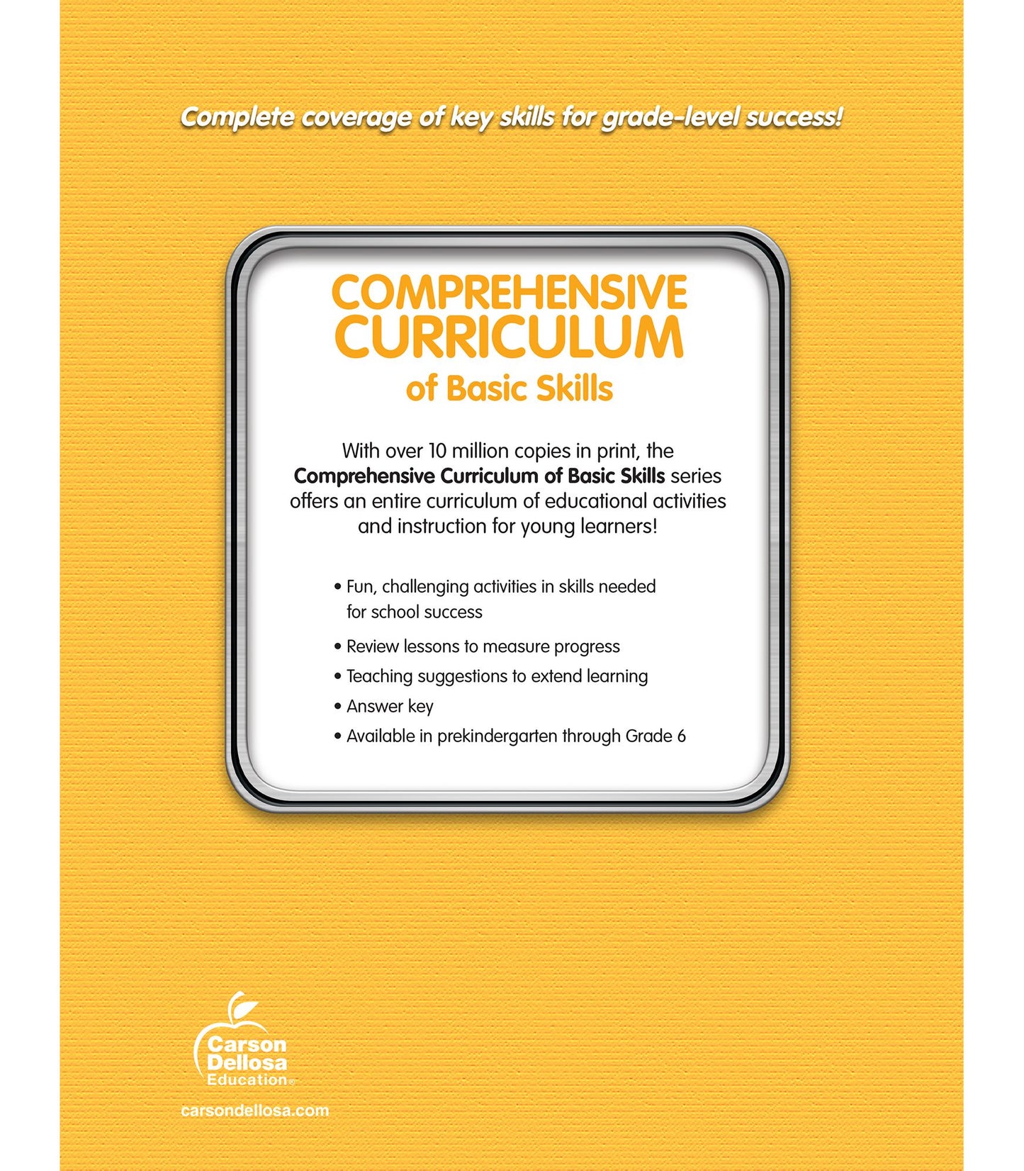 Comprehensive Curriculum of Basic Skills, Grade 2