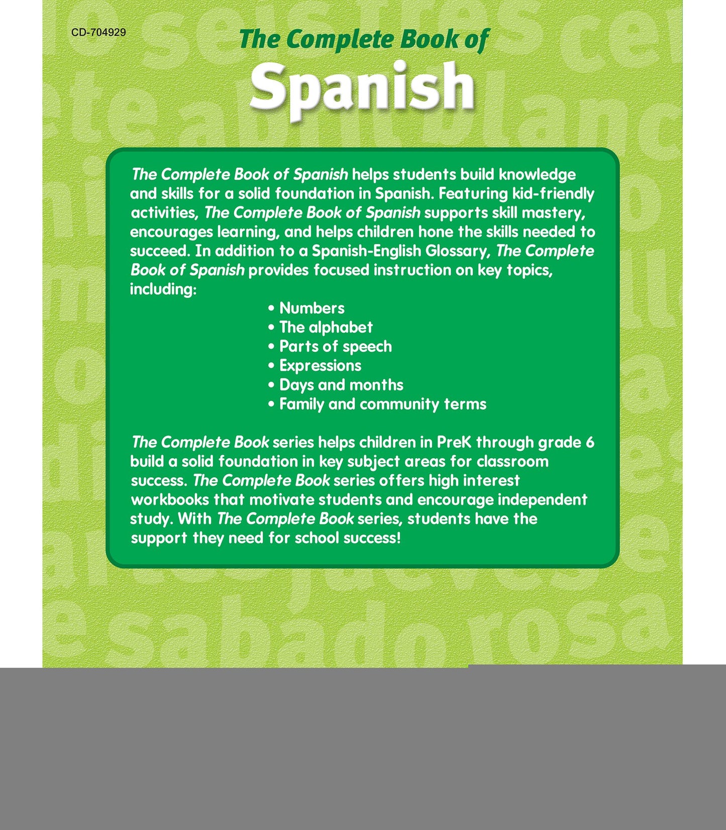 Complete Book of Spanish, Grades 1 - 3