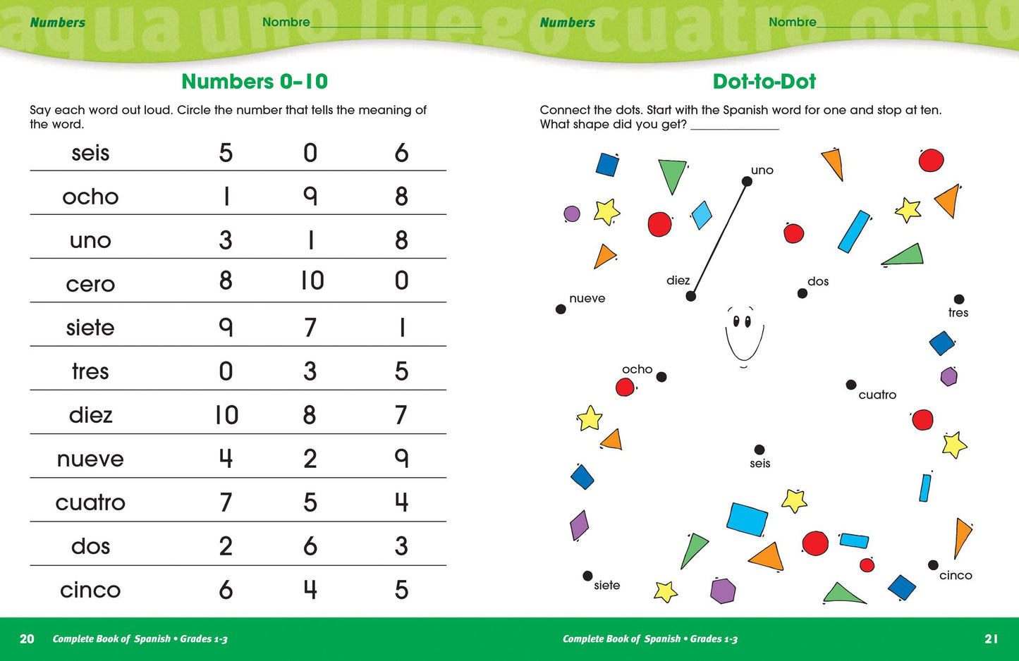 Complete Book of Spanish, Grades 1 - 3