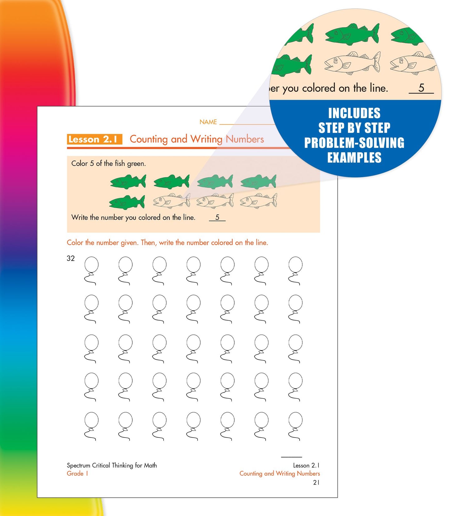 Spectrum Critical Thinking for Math Gr 1