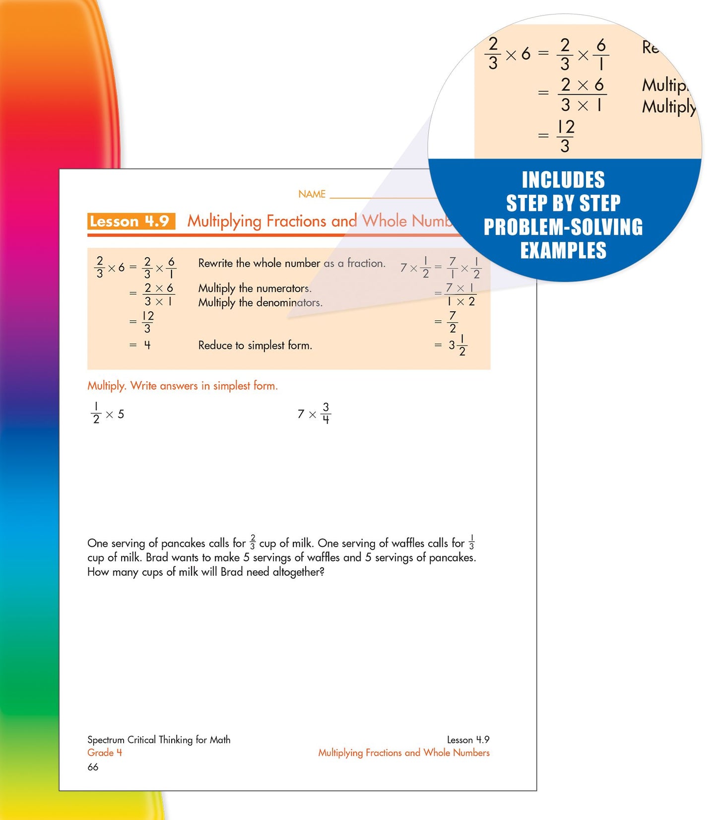 Spectrum Critical Thinking for Math Gr 4
