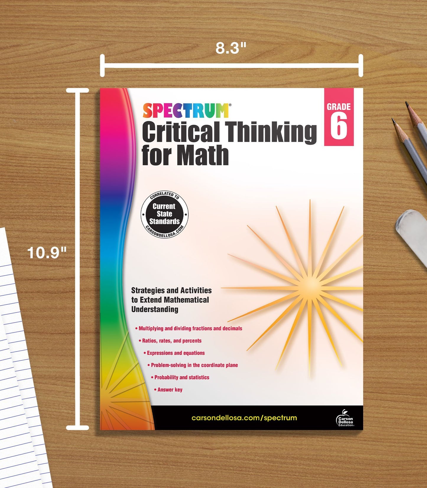 Spectrum Critical Thinking for Math, Grade 6